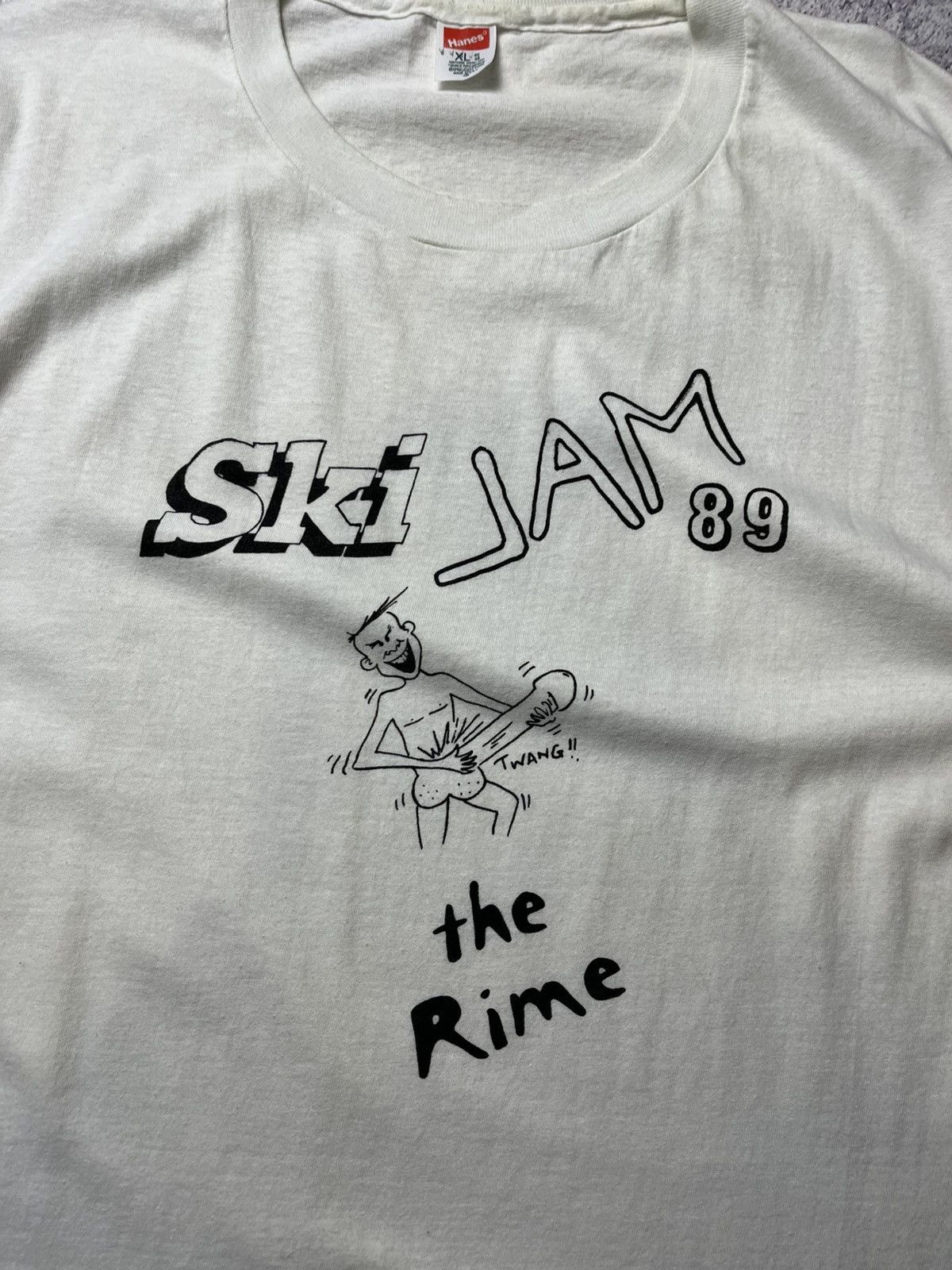 Vintage Vintage Ski Jam 89 Humor T shirt Size XL Size US XL / EU 56 / 4 - 5 Thumbnail