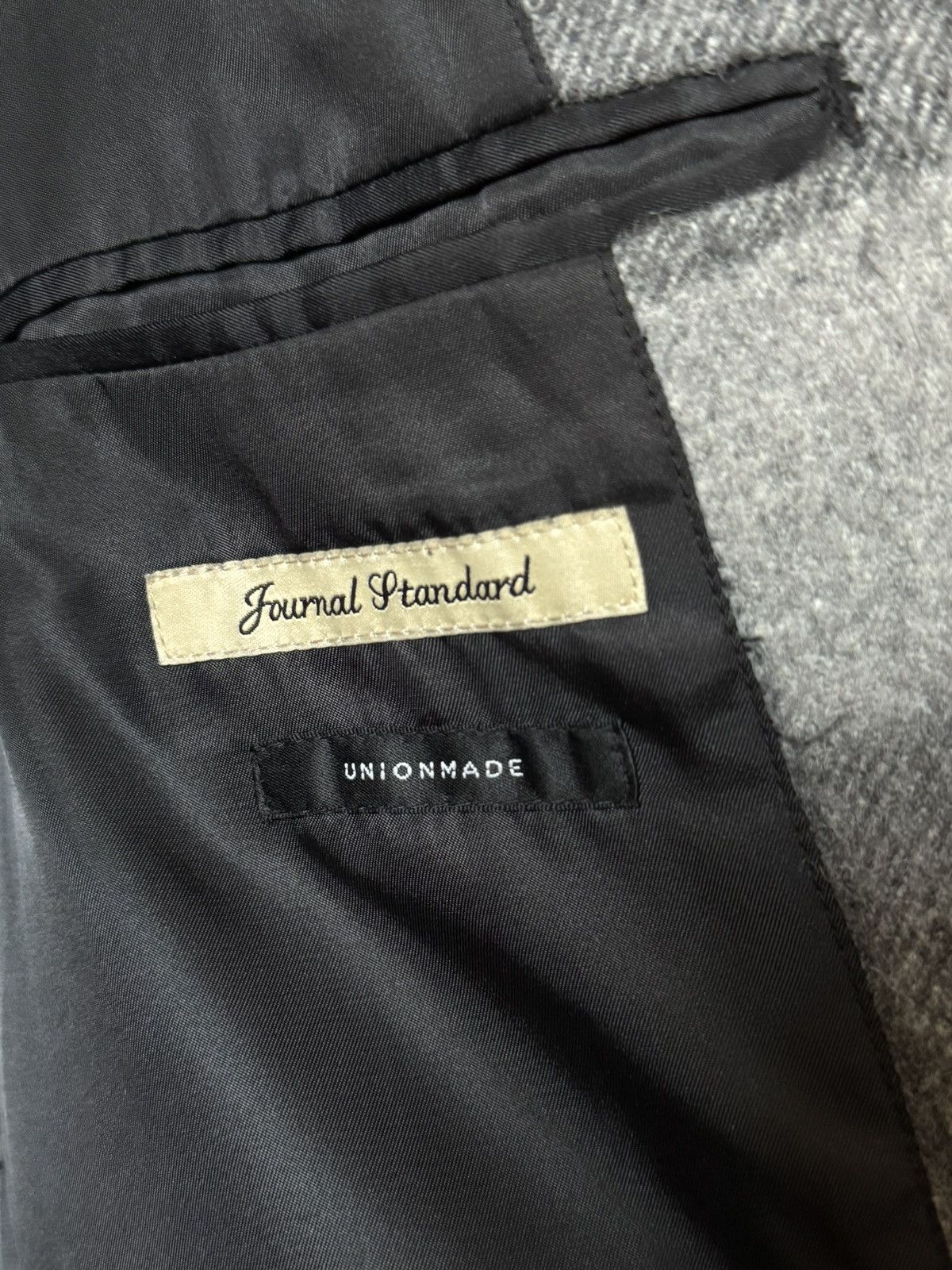 Journal Standard Journal Standard Japanese-Wool Checked Chesterfield Size US S / EU 44-46 / 1 - 4 Thumbnail
