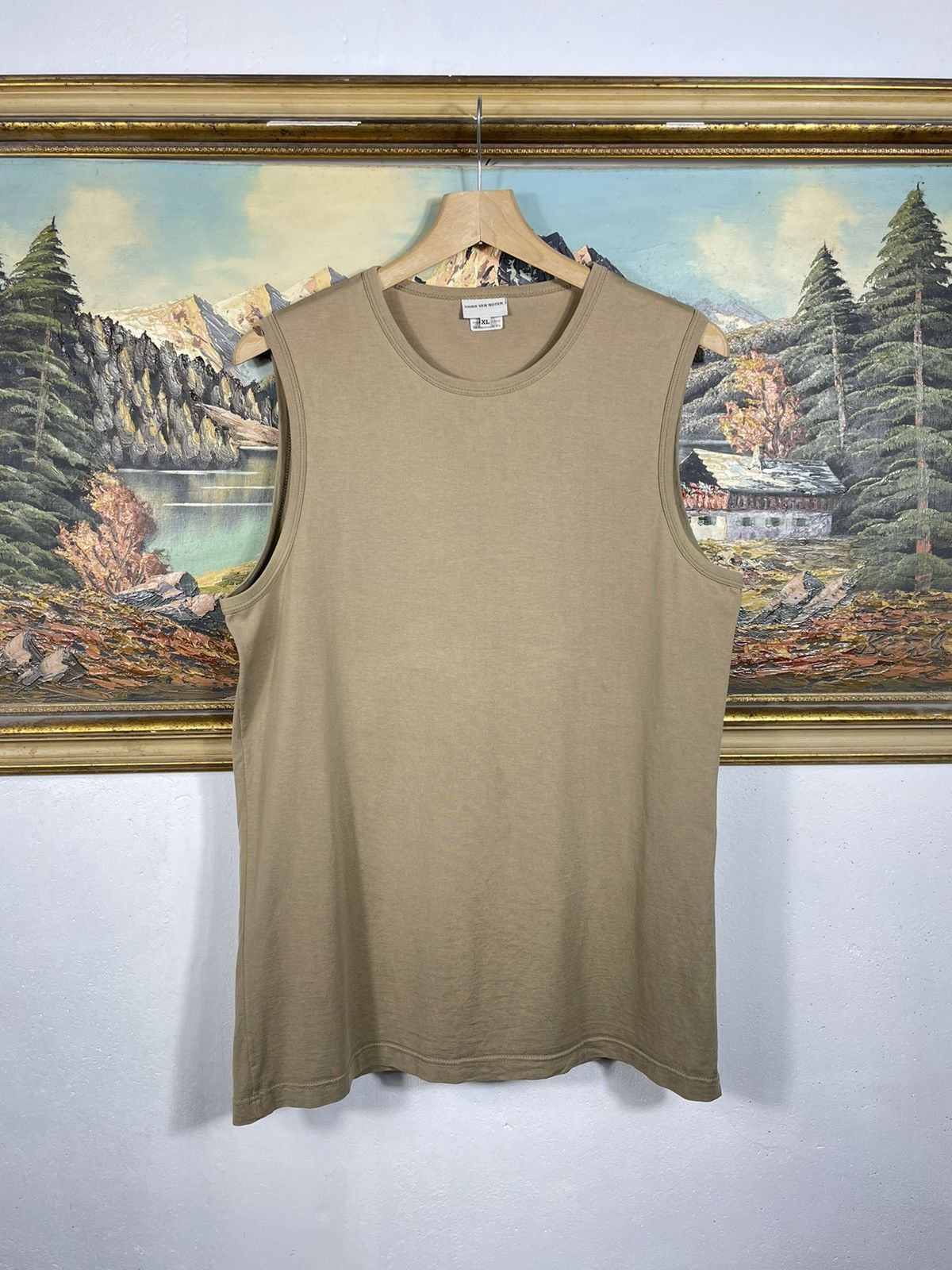 Designer × Dries Van Noten Dries Van Noten Tank Top Sleeveless Archive Avant Garde Size US XL / EU 56 / 4 - 1 Thumbnail