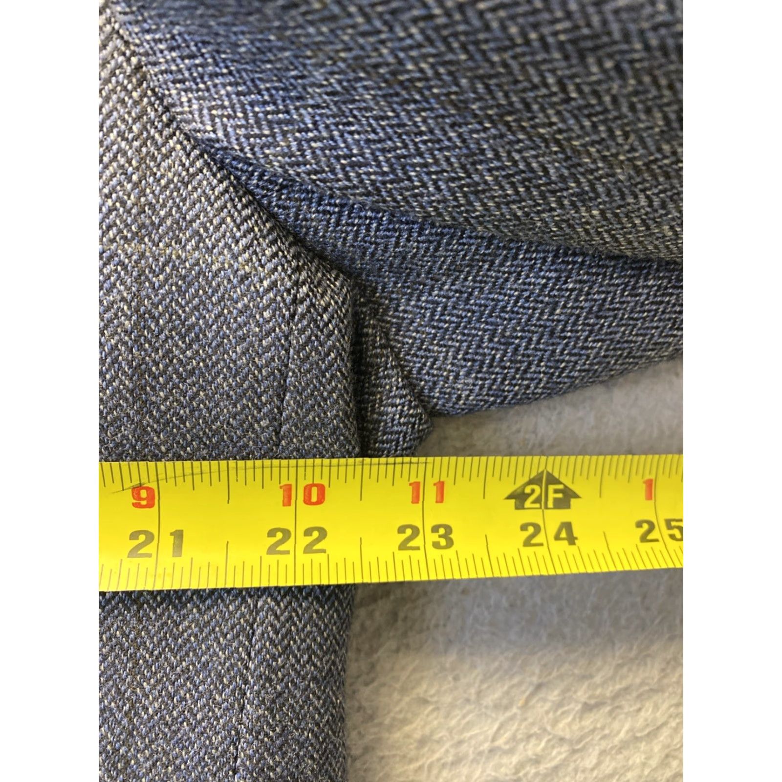 Polo Ralph Lauren Polo Ralph Lauren Wool Tweed Blazer Herringbone Gray 46R Mens Italy Sports Coat Size US XXL / EU 58 / 5 - 6 Thumbnail