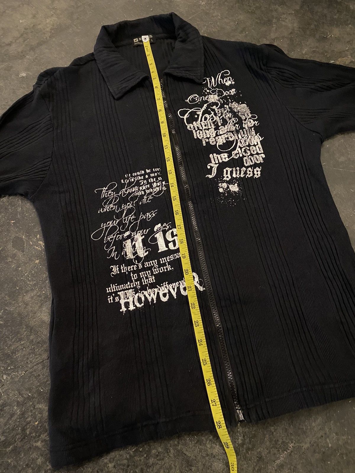 Hysteric Glamour Y2k Nylaus knit ifsixwasnine zip sweatshirt Size US L / EU 52-54 / 3 - 8 Thumbnail