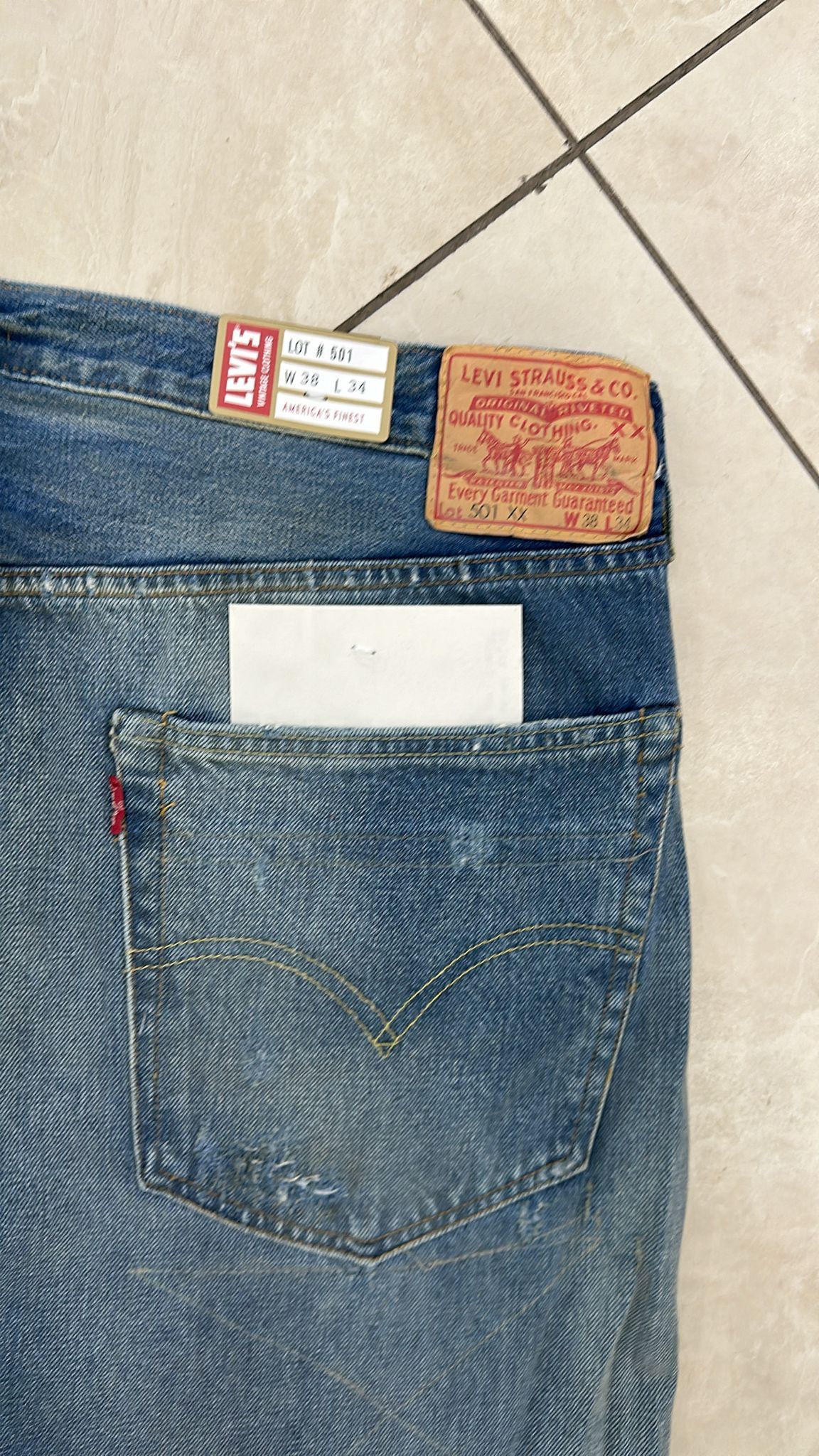 Levi's Vintage Clothing LVC Levi's Vintage Clothing 1955 501XX BigE Selvedge Jeans Size US 38 / EU 54 - 5 Thumbnail