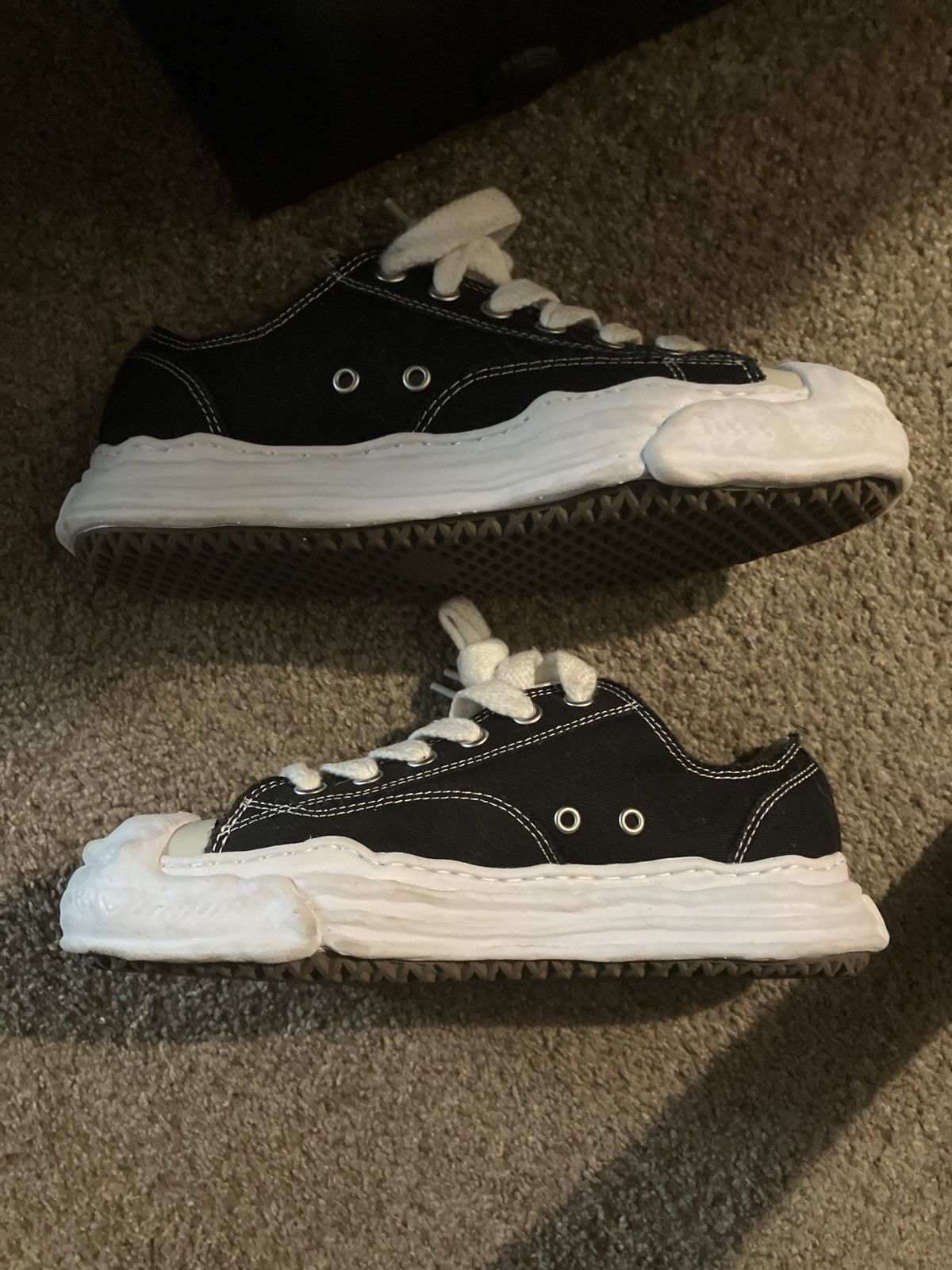Maison MIHARA YASUHIRO Black and white Hanks Size US 9.5 / EU 42-43 - 4 Thumbnail