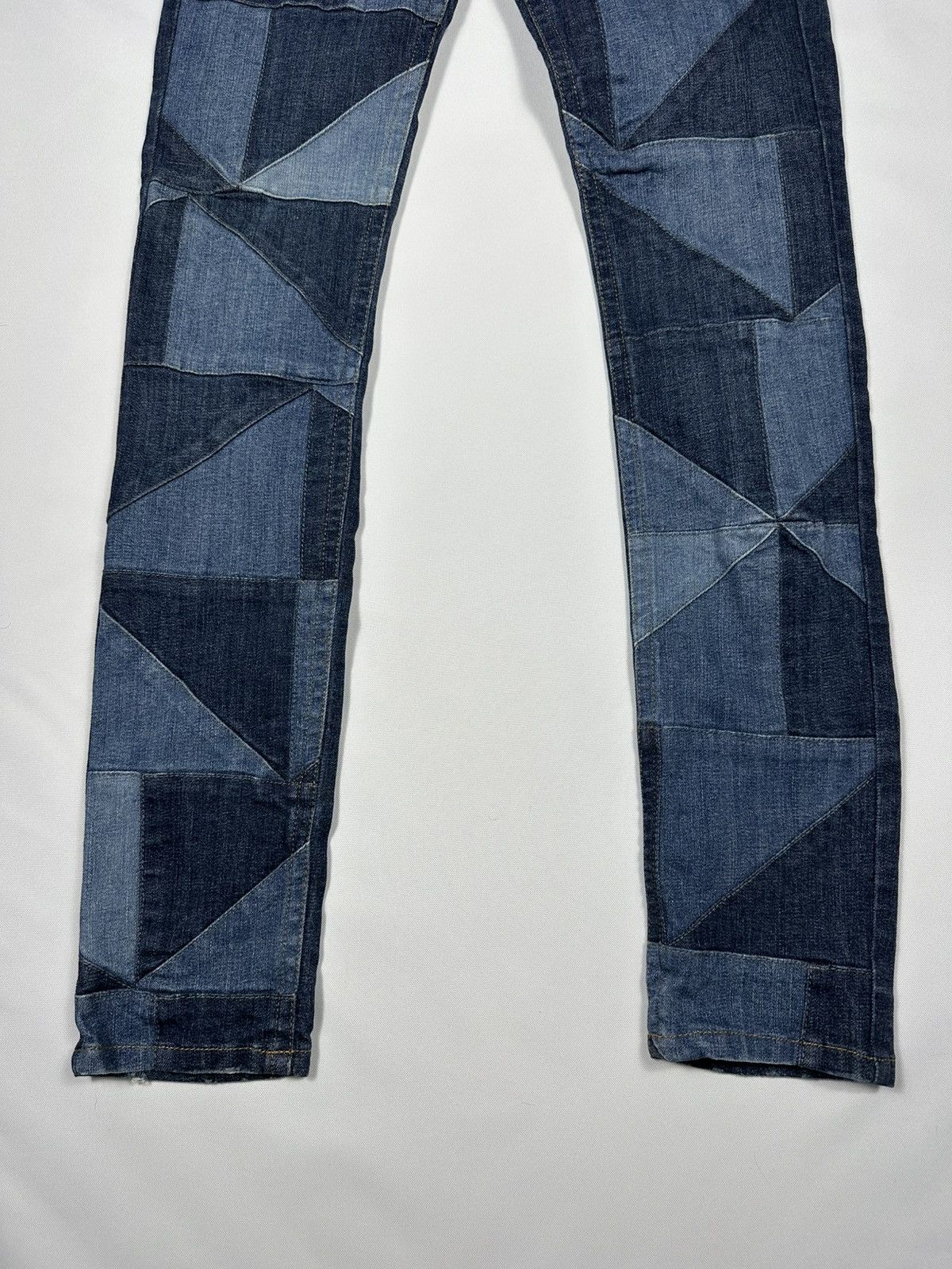 Isabel Marant Etoile Isabel Marant Etoile Patchwork Straight Dillon Jeans Pants Size 27" / US 4 / IT 40 - 4 Thumbnail