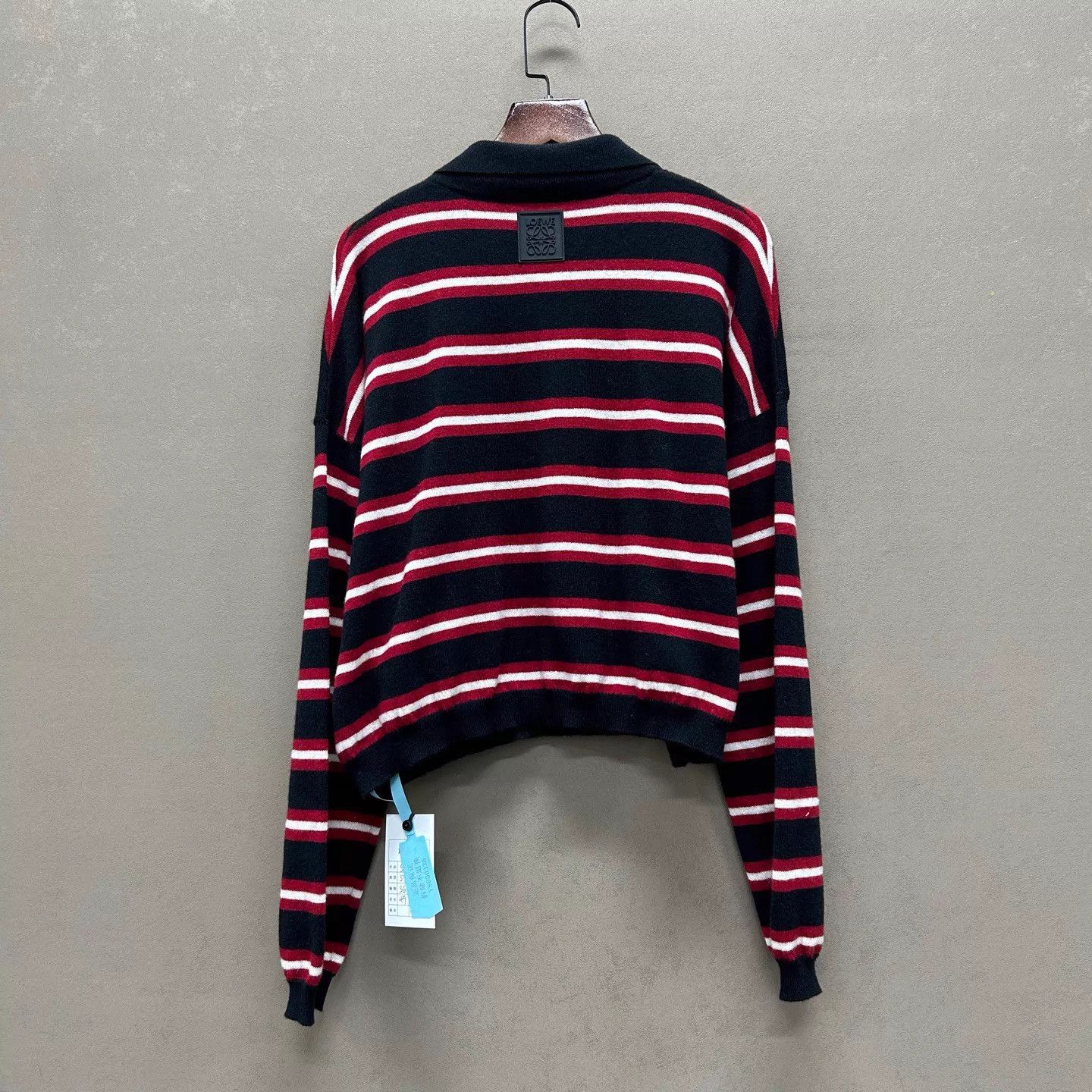 Loewe LOEWE 99 New Striped Wool LS Polo Shirt S Size S / US 4 / IT 40 - 2 Thumbnail