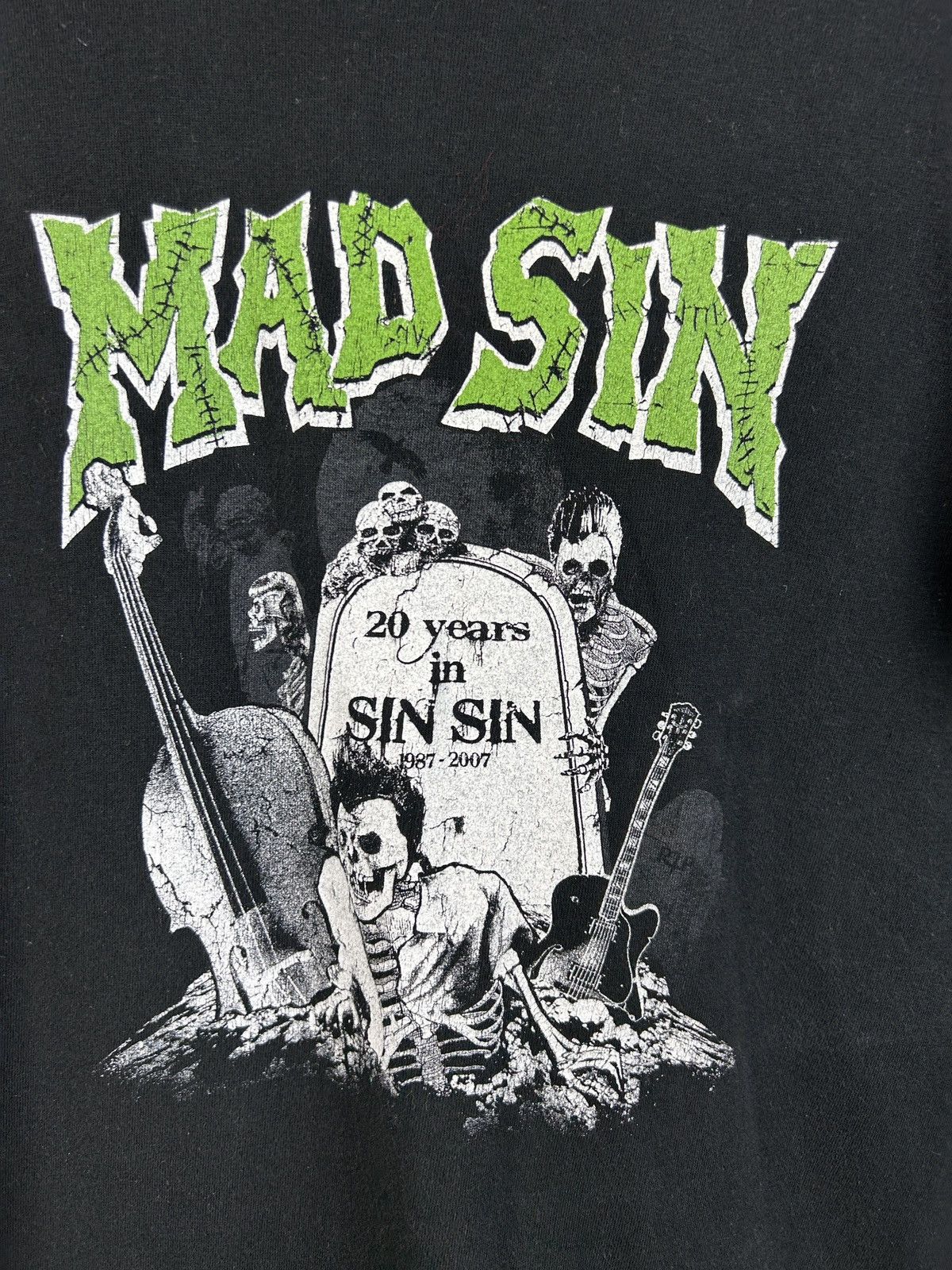Band Tees 00s Vintage Mad Sin Band 20 Years In Sin Sin Album Tee Size US L / EU 52-54 / 3 - 2 Thumbnail