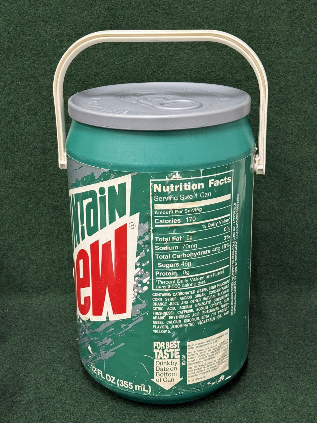Mountain Dew Vintage 1996 Mountain Dew Soda Can Cooler Size ONE SIZE - 2 Thumbnail