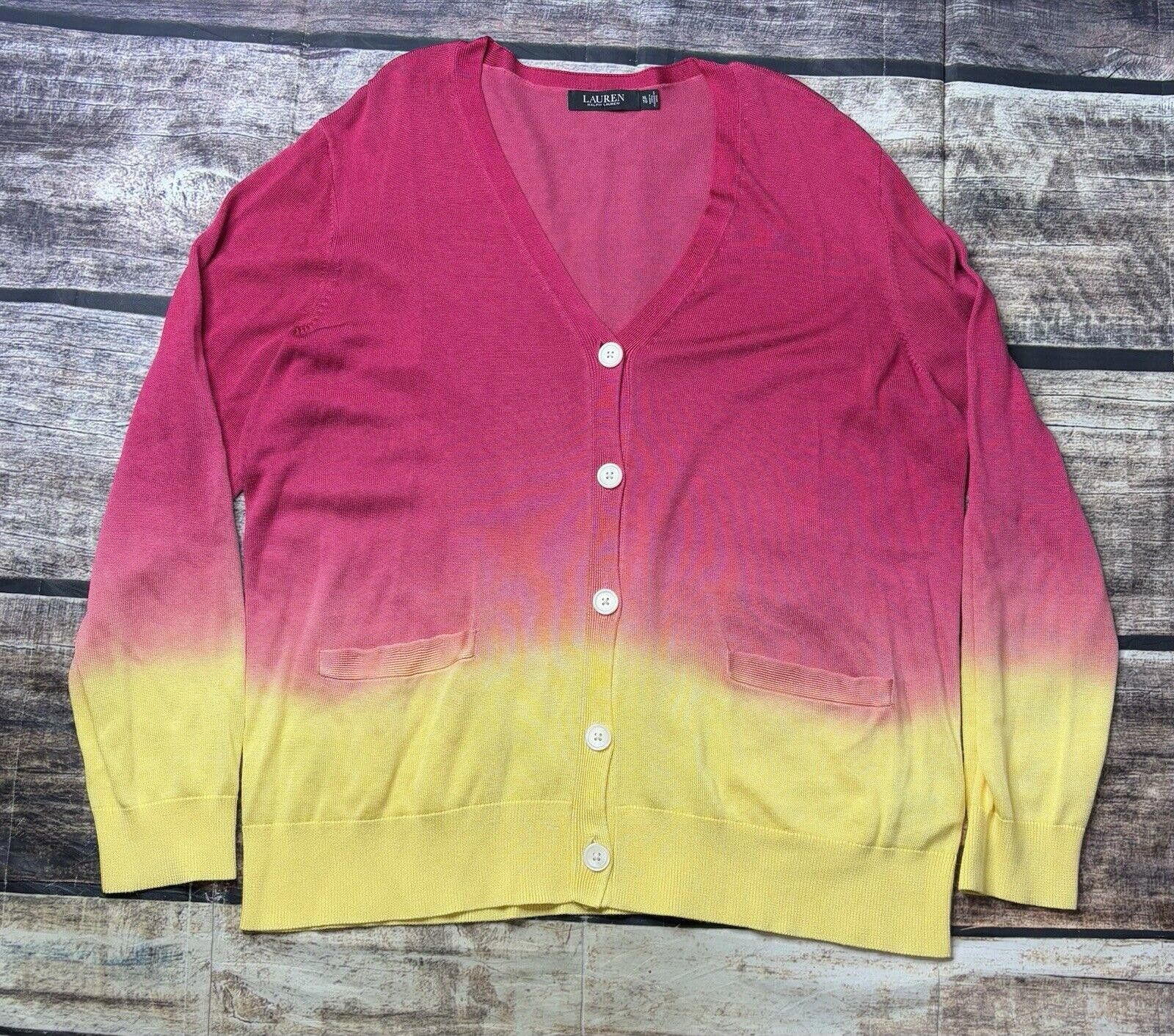 Lauren Ralph Lauren Lauren Ralph Lauren Sweater Women's XL Black Label Gradient Size XL / US 12-14 / IT 48-50 - 1 Thumbnail