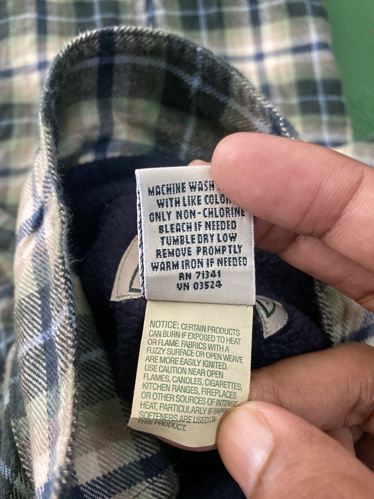 Japanese Brand Vintage L.L Bean Flannel Button Jacket Size US L / EU 52-54 / 3 - 13 Thumbnail