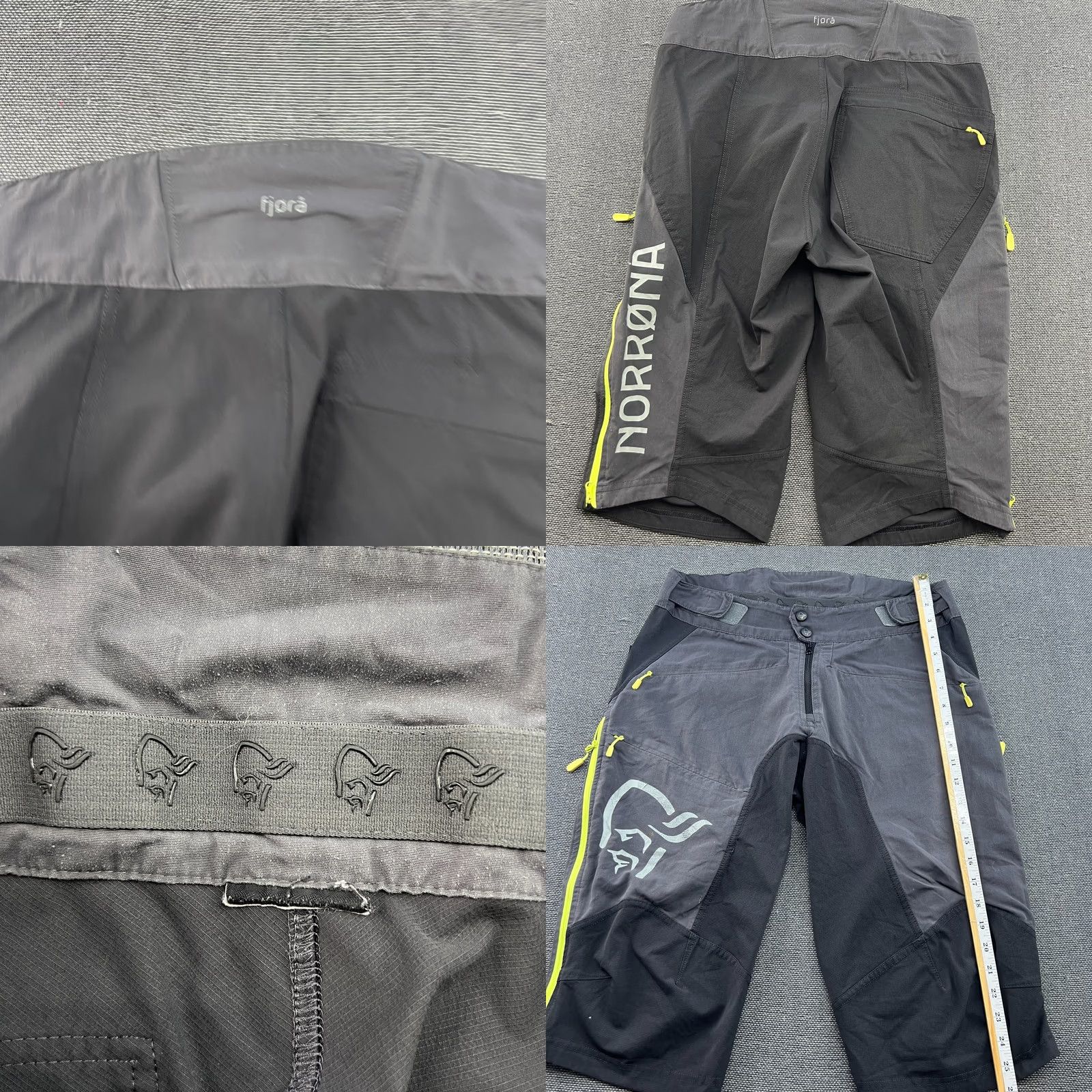 Vintage Norrona Fjora Flex1 Shorts Mens Small Outdoor Hiking Stretch Gray Size US 29 - 8 Thumbnail