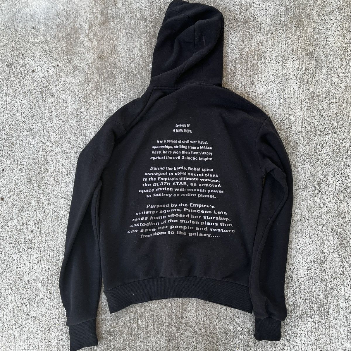Vintage Black Star Wars Hoodie Size S Episode IV A New Hope Size US S / EU 44-46 / 1 - 5 Thumbnail