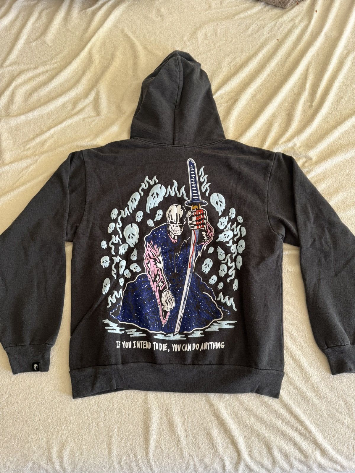 Warren Lotas Brand New Warren Lotas Death Life Eyes Hoodie - Navy - Small Size US S / EU 44-46 / 1 - 1 Thumbnail