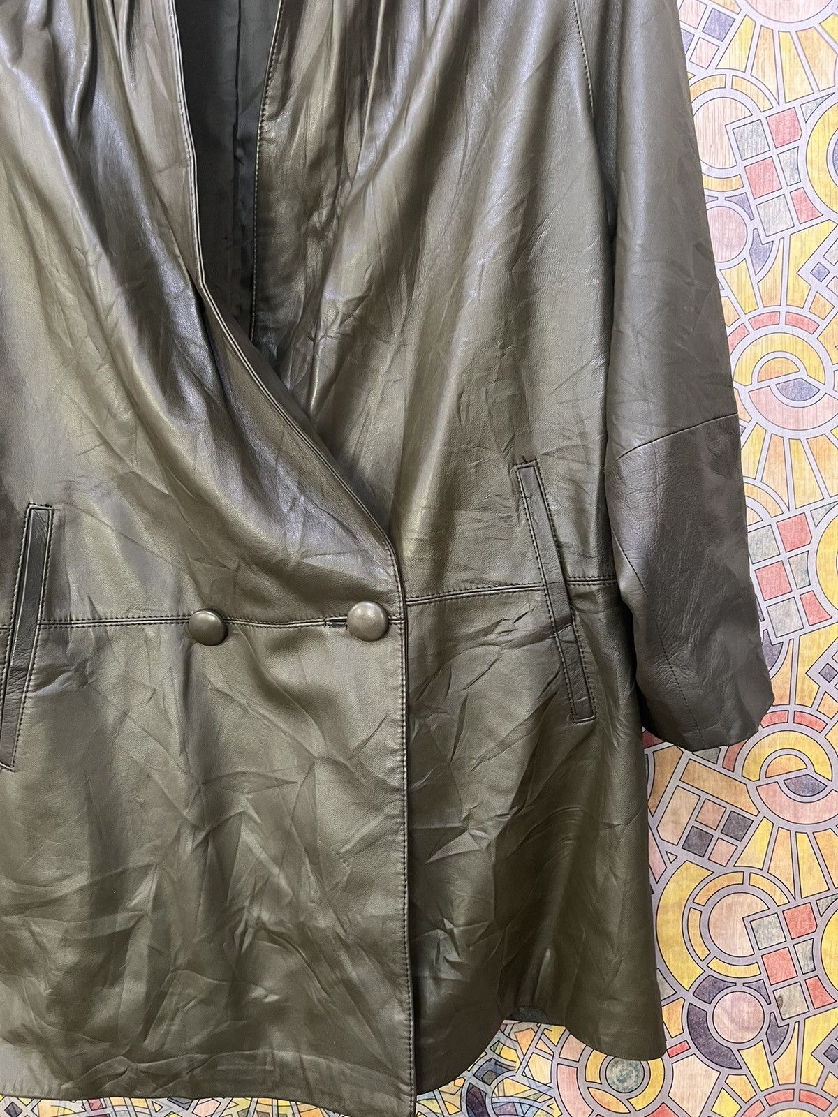 Japanese Brand × Leather 90s Vintage Marie Clair Lamb Leather Coat Marie Claire. GJ37 Size US L / EU 52-54 / 3 - 15 Thumbnail