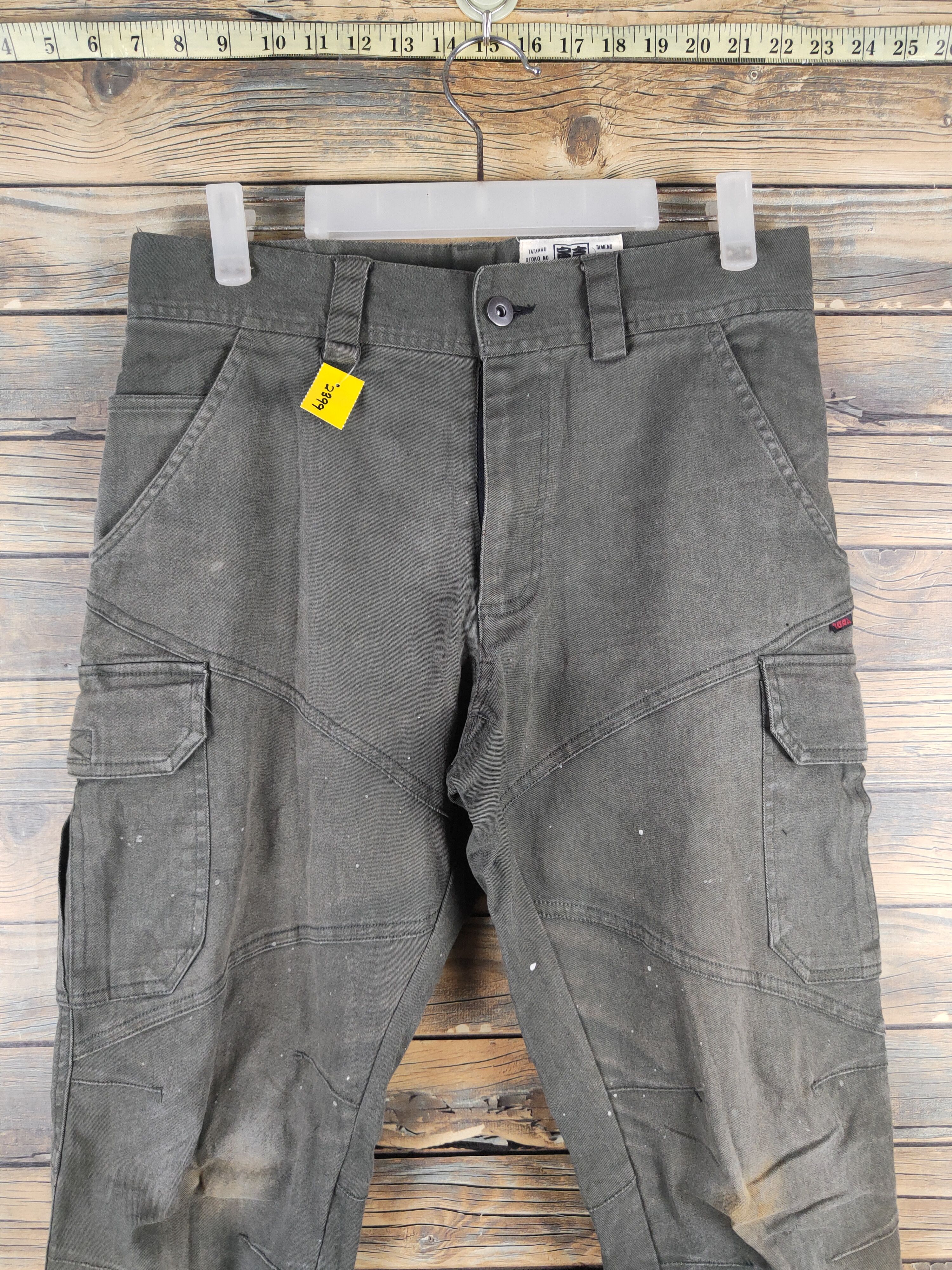 Japanese Brand DL Toraichi Dark Gray Multipocket Joggers #2399 Size US 30 / EU 46 - 2 Thumbnail