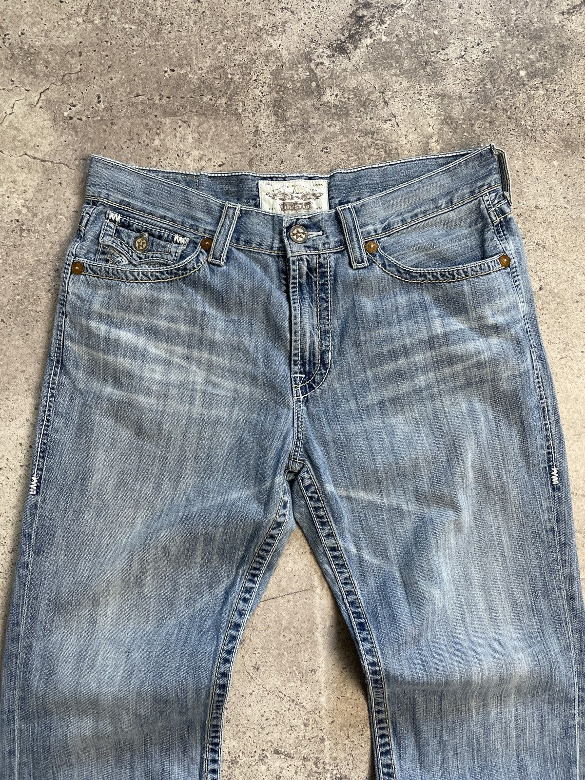 True Religion Vintage Y2K Big Star Like True Religion Y2K Distressed Jeans Size US 36 / EU 52 - 11 Thumbnail