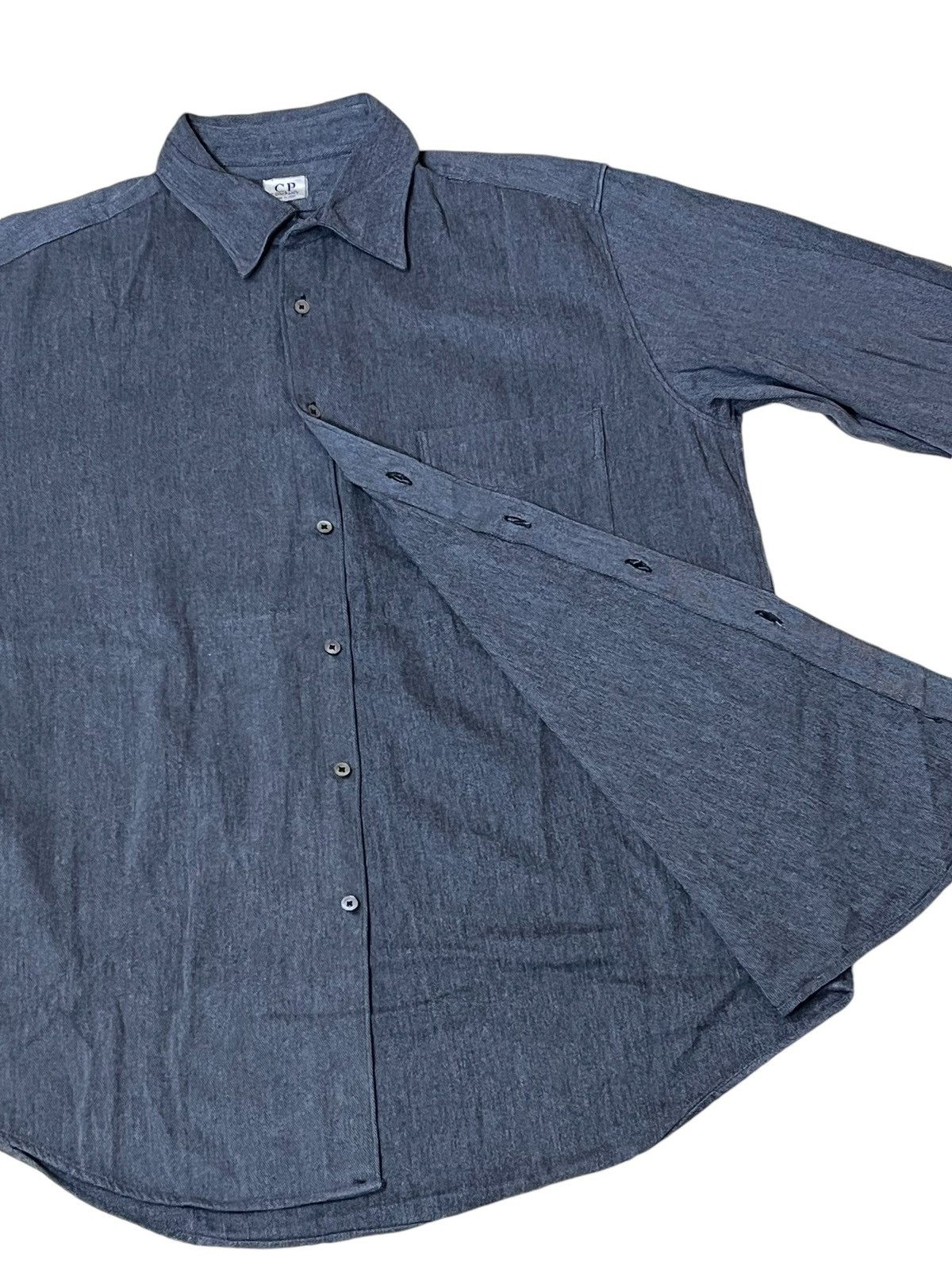 C.P. Company VINTAGE C.P COMPANY FLANNEL BUTTON UPS SHIRT Size US XL / EU 56 / 4 - 3 Thumbnail