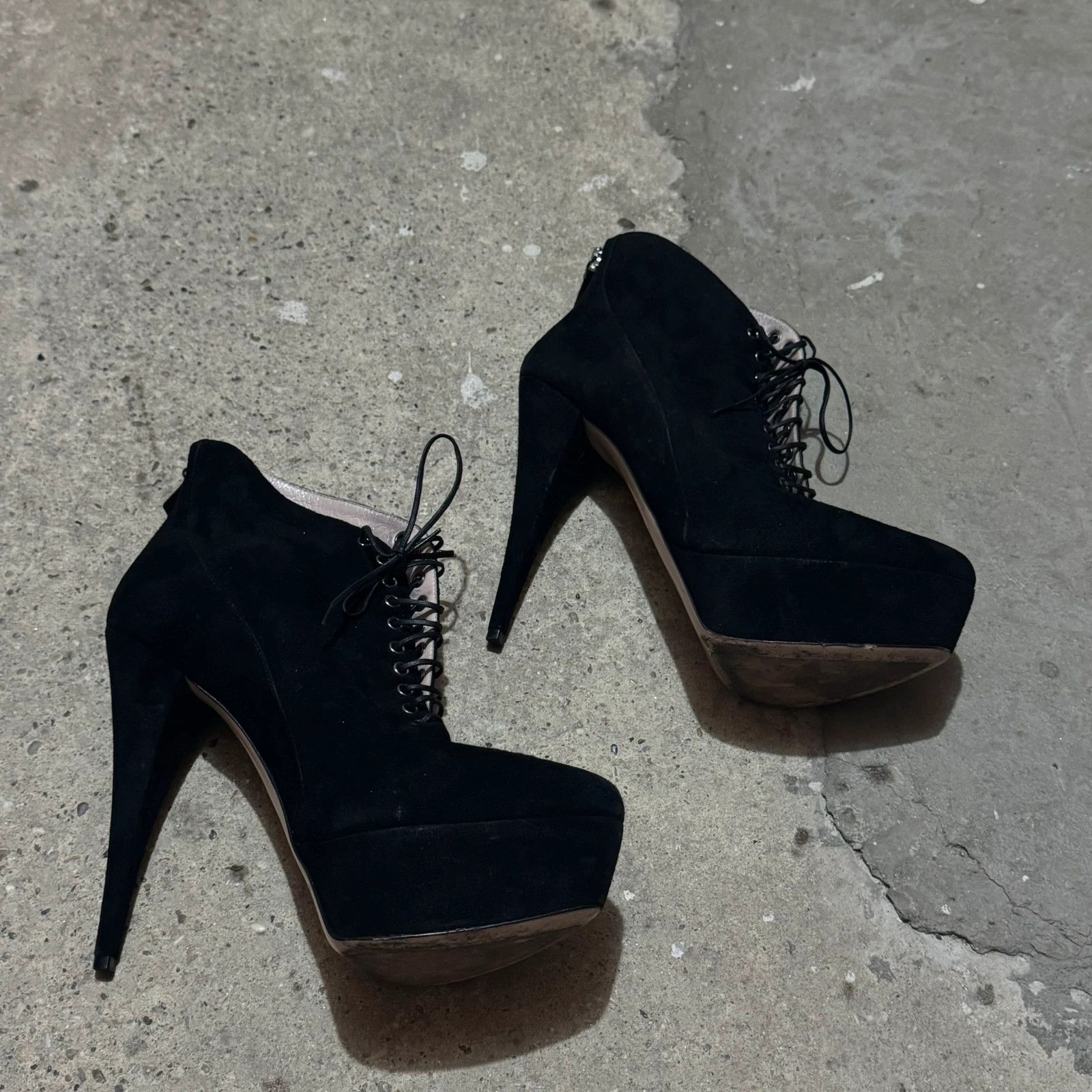 Miu Miu Miu Miu lace up heels Size US 9 / IT 39 - 4 Thumbnail