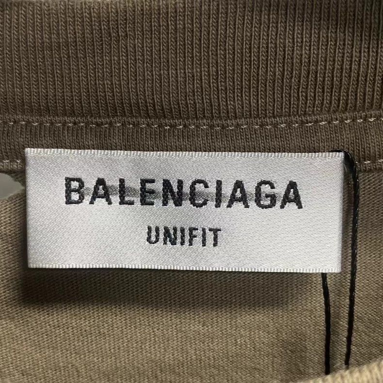 Balenciaga Balenciaga Logo Short Sleeve T-Shirt in Gray-2506 Size US M / EU 48-50 / 2 - 3 Thumbnail