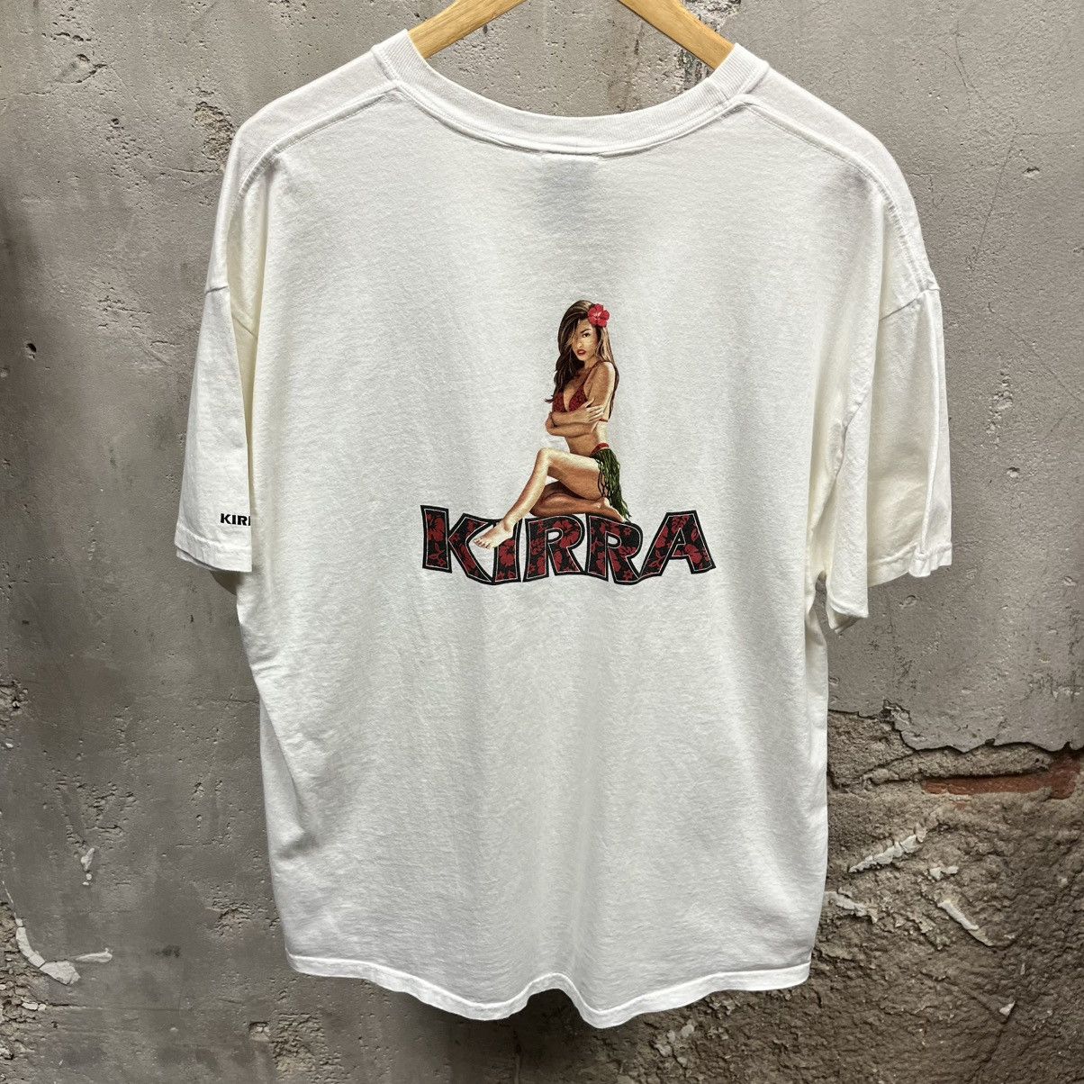 Kirra Kirra Vintage Y2K Hula Surfer Girl White T-Shirt Skater XL Size US XL / EU 56 / 4 - 1 Thumbnail