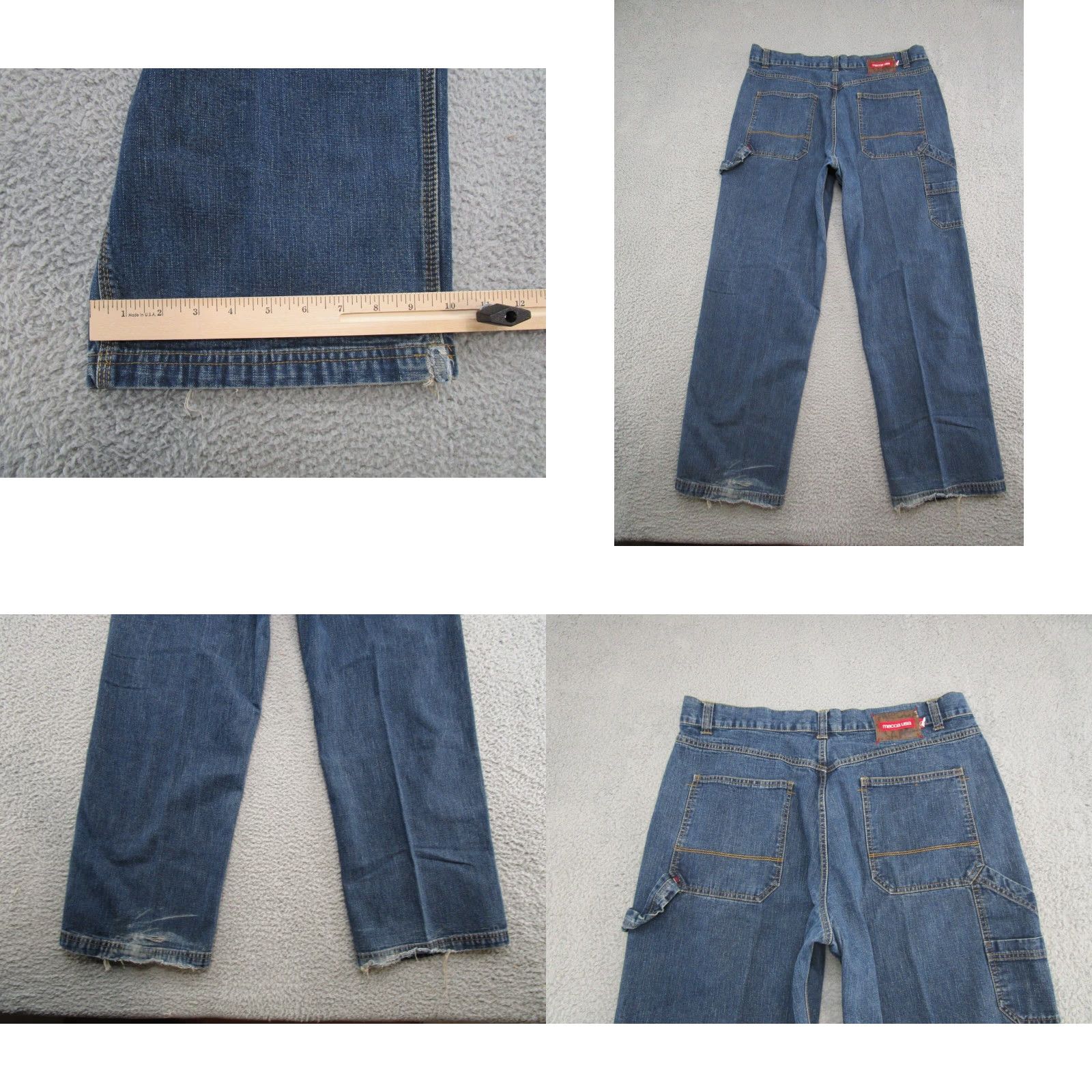 Vintage VINTAGE Mecca Denim Jeans Skater Grunge Carpenter 38x33 Men Read Size US 38 / EU 54 - 9 Thumbnail