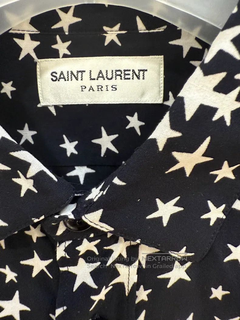 Saint Laurent Paris Saint Laurent Paris Size 39 Classic Star Black Shirt i Size US L / EU 52-54 / 3 - 3 Thumbnail