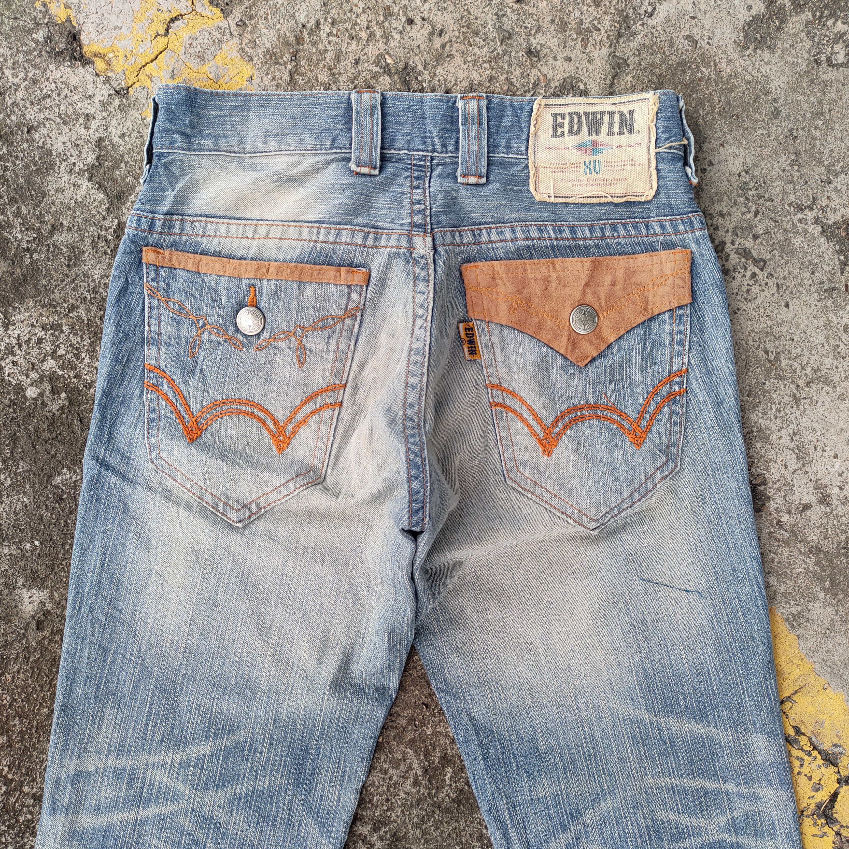 Edwin FLARE VINTAGE EDWIN BOOTCUT FADED JEANS DENIM PANTS Size US 32 / EU 48 - 8 Thumbnail