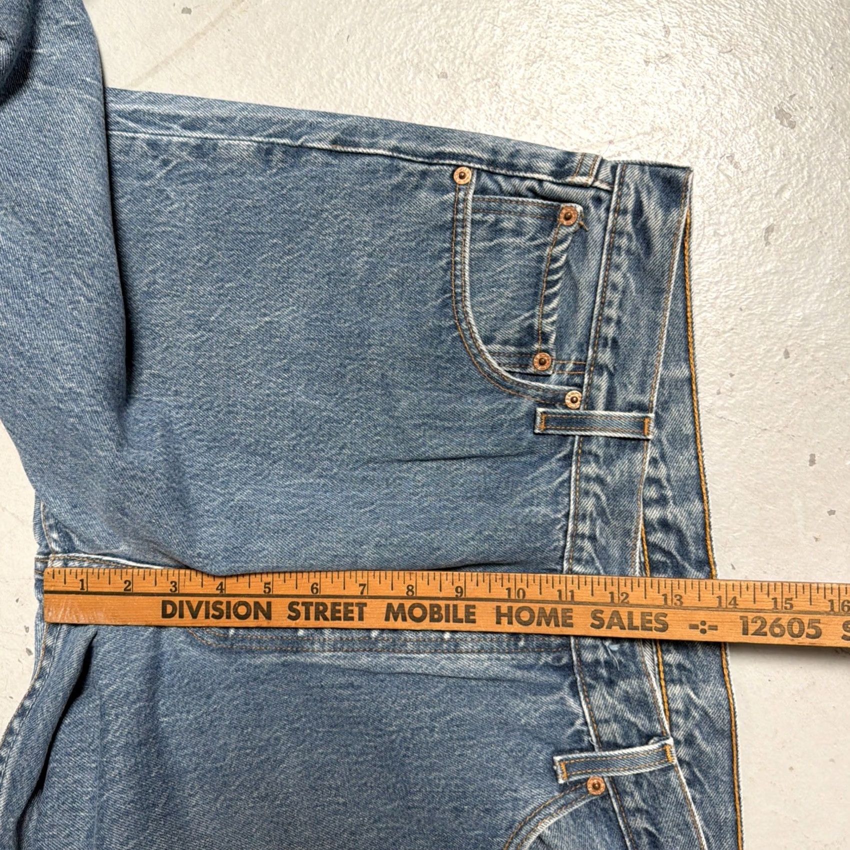 Levi's VINTAGE Levi’s 501 XX Jeans USA Blue Denim 1990s 1998 38x38 35x33 Made Size US 38 / EU 54 - 6 Thumbnail