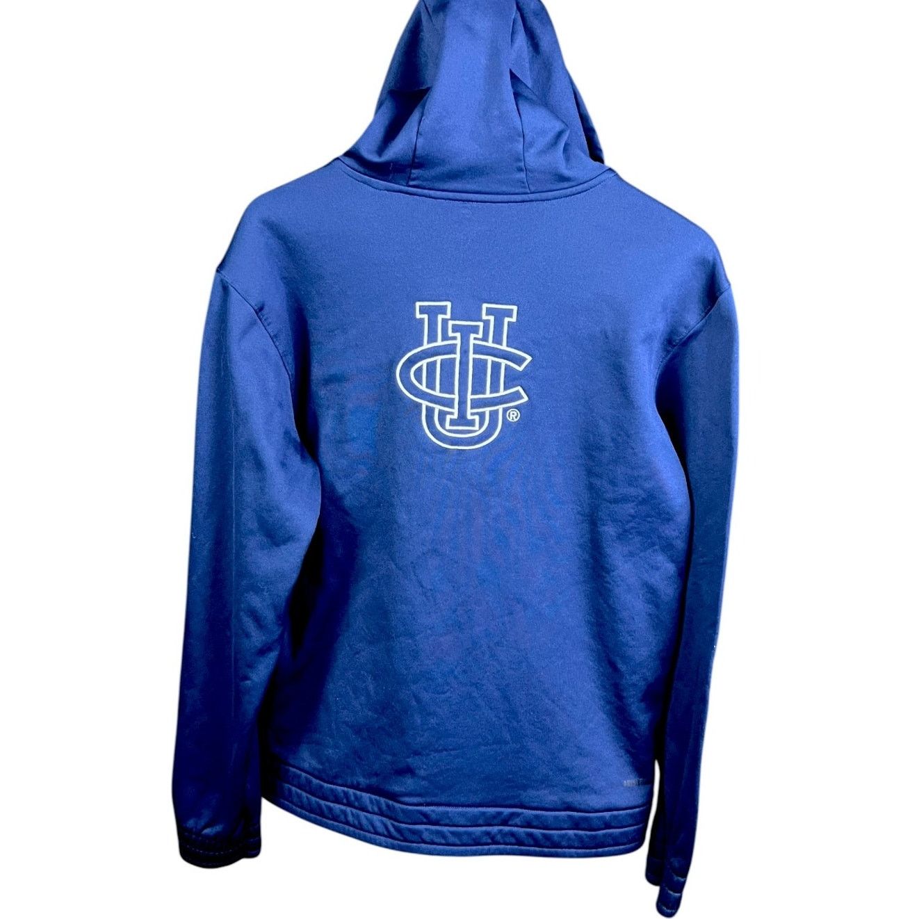 Adidas Adidas UC Irvine Mens Medium Aeroready Blue Full Zip Hoodie Size US M / EU 48-50 / 2 - 2 Thumbnail