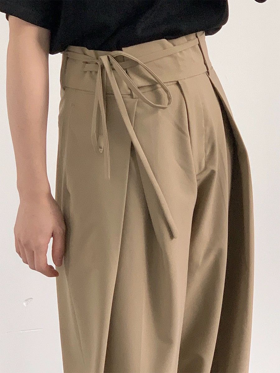 Cleanfit retro designer pleated pants