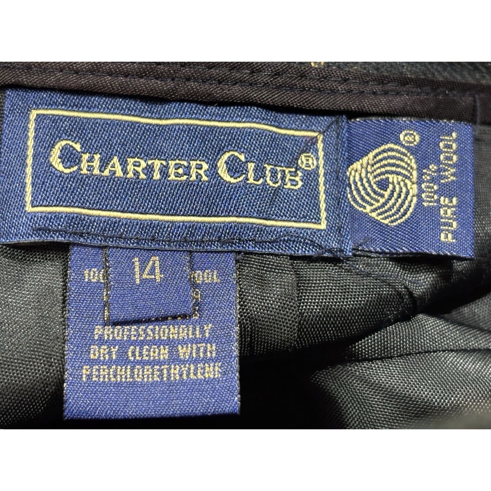 Charter Club VINTAGE Charter Club Wool Maxi Skirt Women’s 14 Plaid Button Up Slit Academia Old Money 90s College Preppy Womens Size 36" / US 14 / IT 50 - 5 Thumbnail