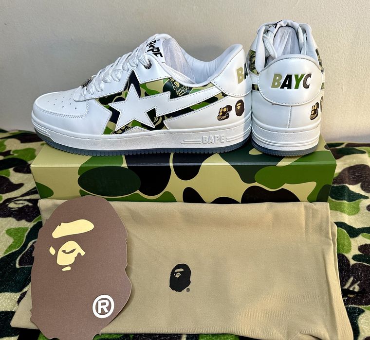 仕入値引 A Bathing Ape Bape Sta Low #2 BAYC Camo - 靴