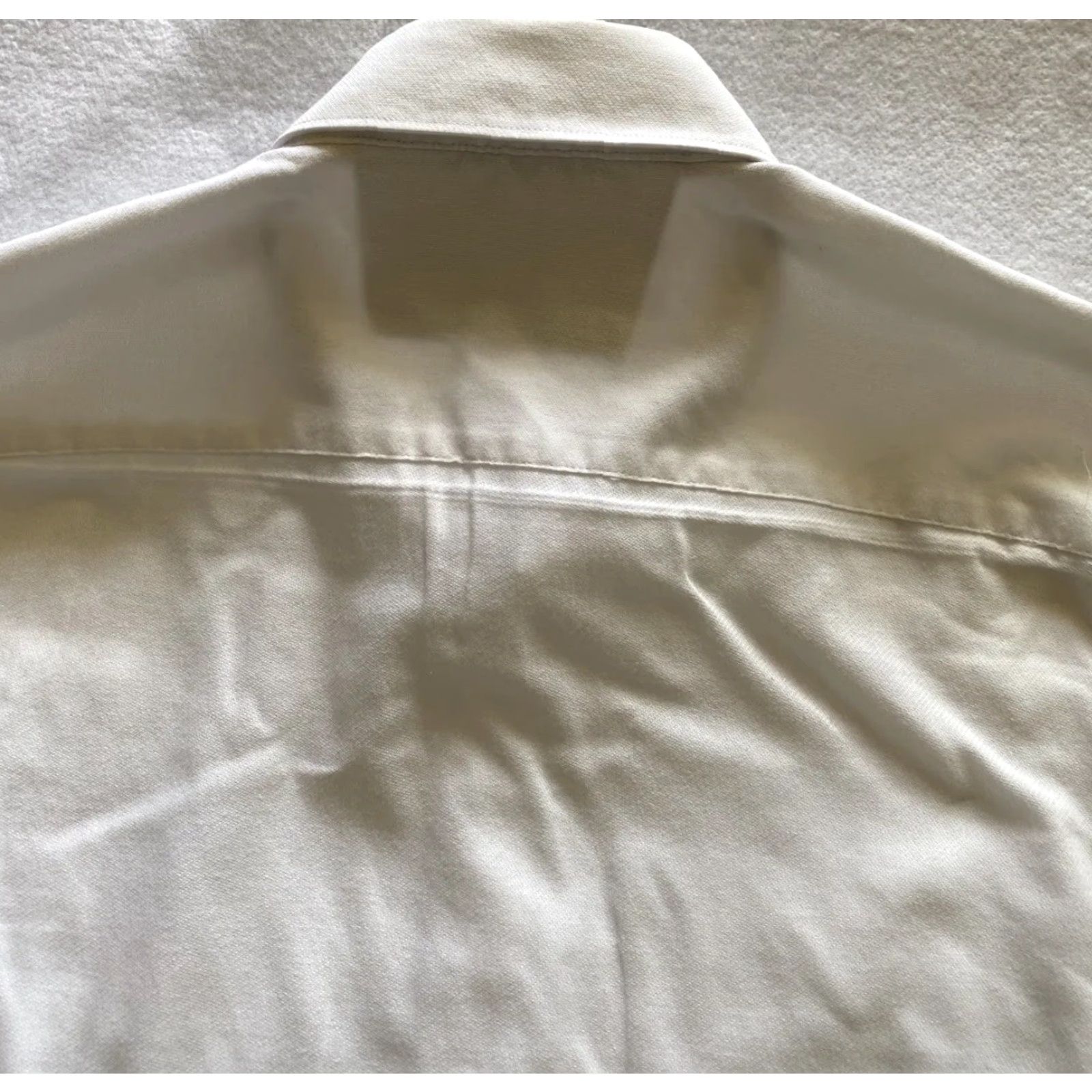 Zara Zara Dress Shirt Slim Fit M White Button-Up Unisex Adults 100% Cotton Slm Slimming Shirt Size M / US 6-8 / IT 42-44 - 7 Thumbnail