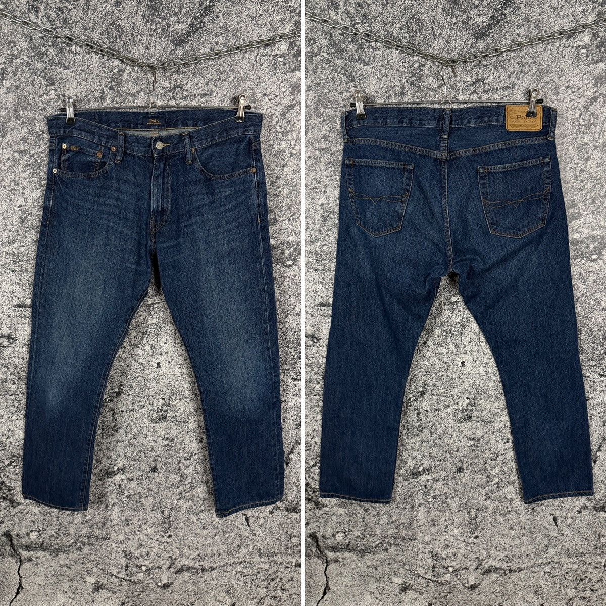 Polo Ralph Lauren Polo Ralph Lauren Jeans Blue Straight Leg Denim Pants 34x32 Size US 34 / EU 50 - 1 Thumbnail