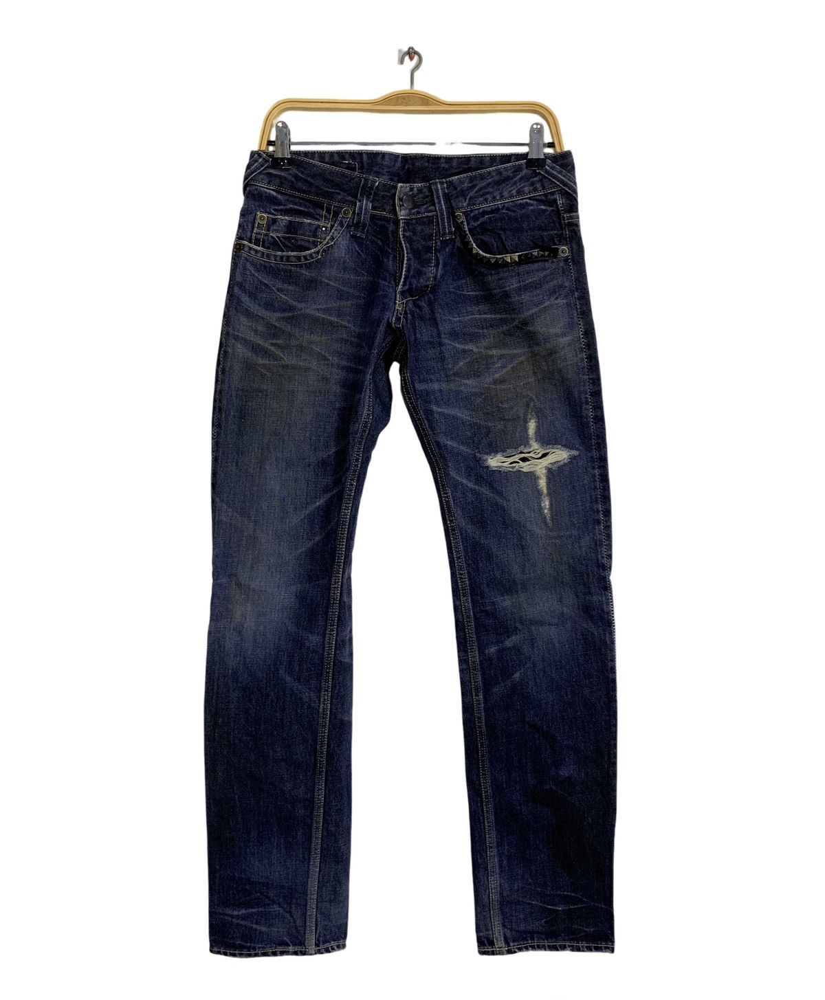 FranCisT MOR.K.S FranCisT. MOR.K.S Japan Horse Leather Indigo Denim Jeans Size US 30 / EU 46 - 2 Thumbnail