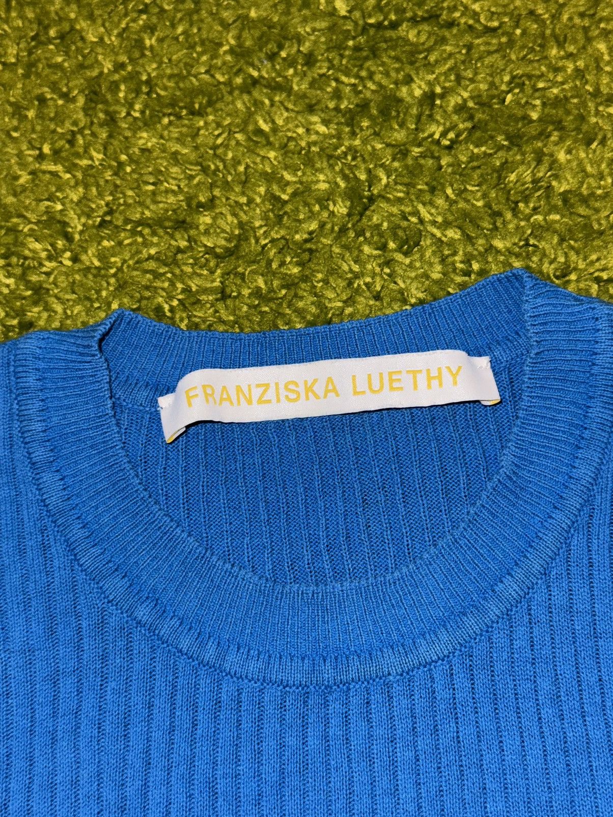 Designer Franzisca Luethy minimalist short sleeve sweater Size S / US 4 / IT 40 - 5 Thumbnail
