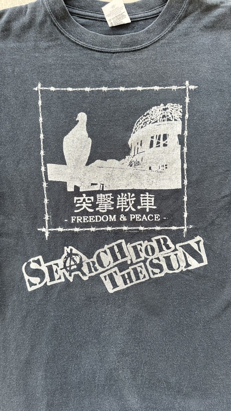 Anvil × Band Tees × Vintage VINTAGE SEARCH FOR THE SUN FREEDOM AND PEACE PUNK BAND TEE Size US M / EU 48-50 / 2 - 2 Thumbnail