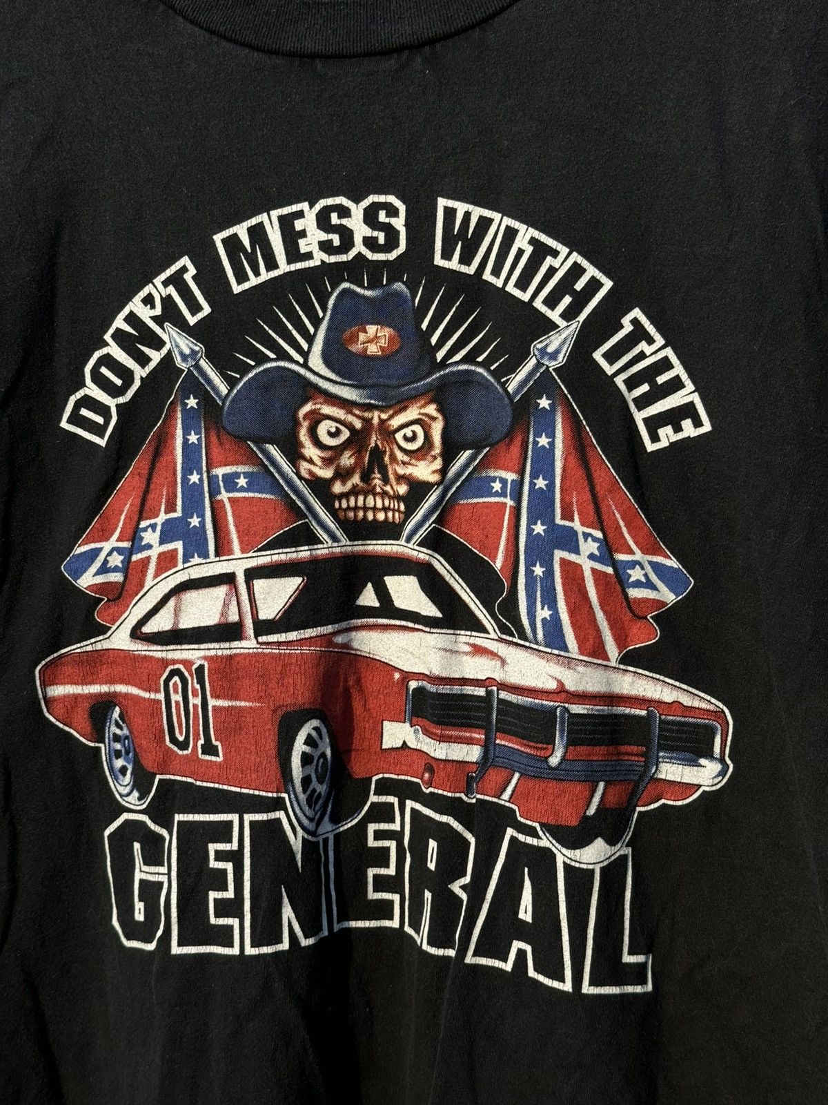 Vintage 90’s Don’t Mess With The General Lee Vintage black tee Dodge Size US L / EU 52-54 / 3 - 6 Thumbnail