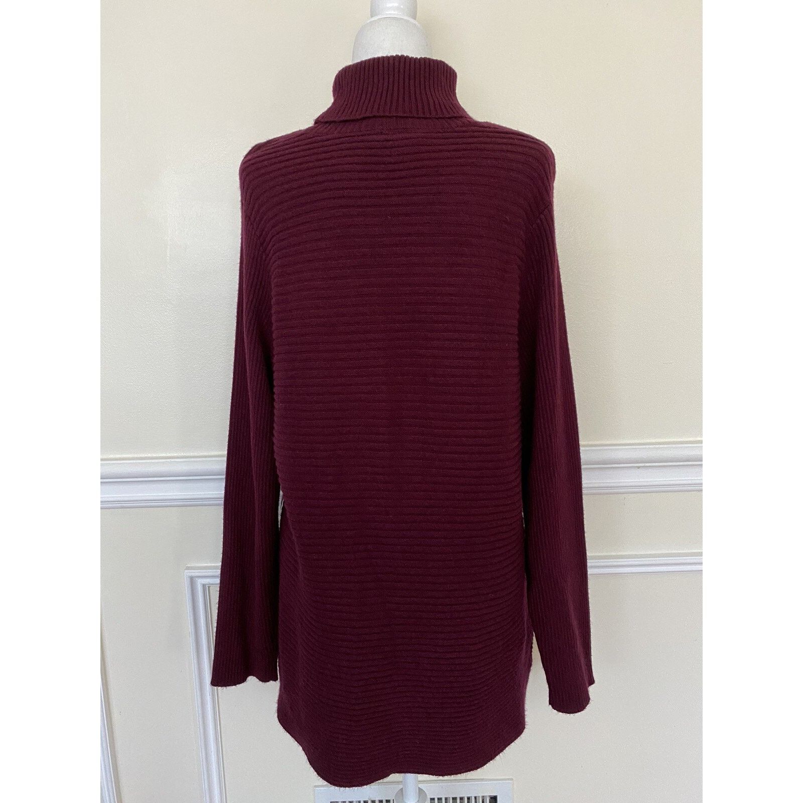 & Other Stories DEVOTION BY CYRUS Cowlneck burgundy sweater tunic A003015 Size L / US 10 / IT 46 - 5 Thumbnail
