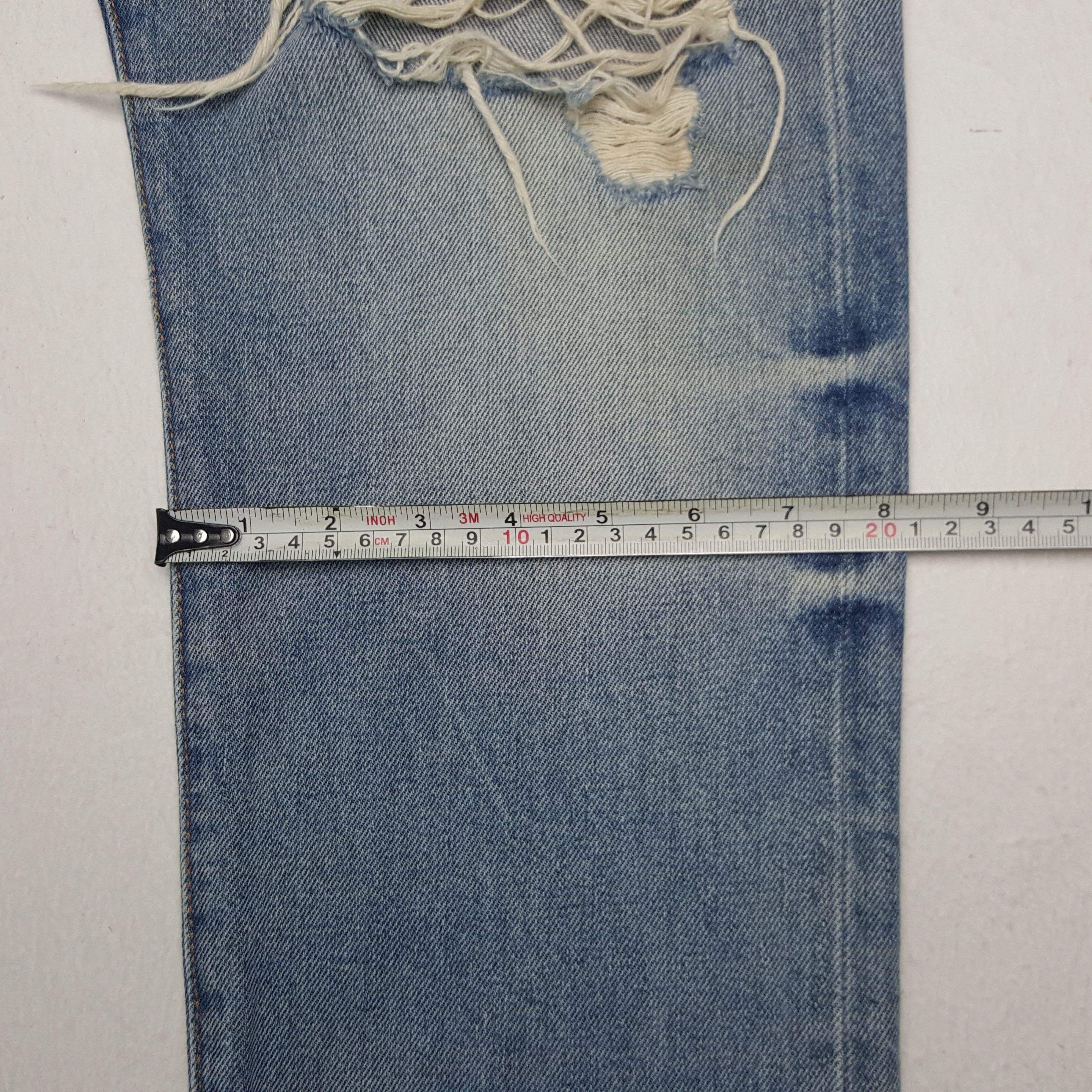 Levi's × Vintage Vintage Levi's 501 American Distressed Style Denim Jeans Size US 32 / EU 48 - 13 Thumbnail