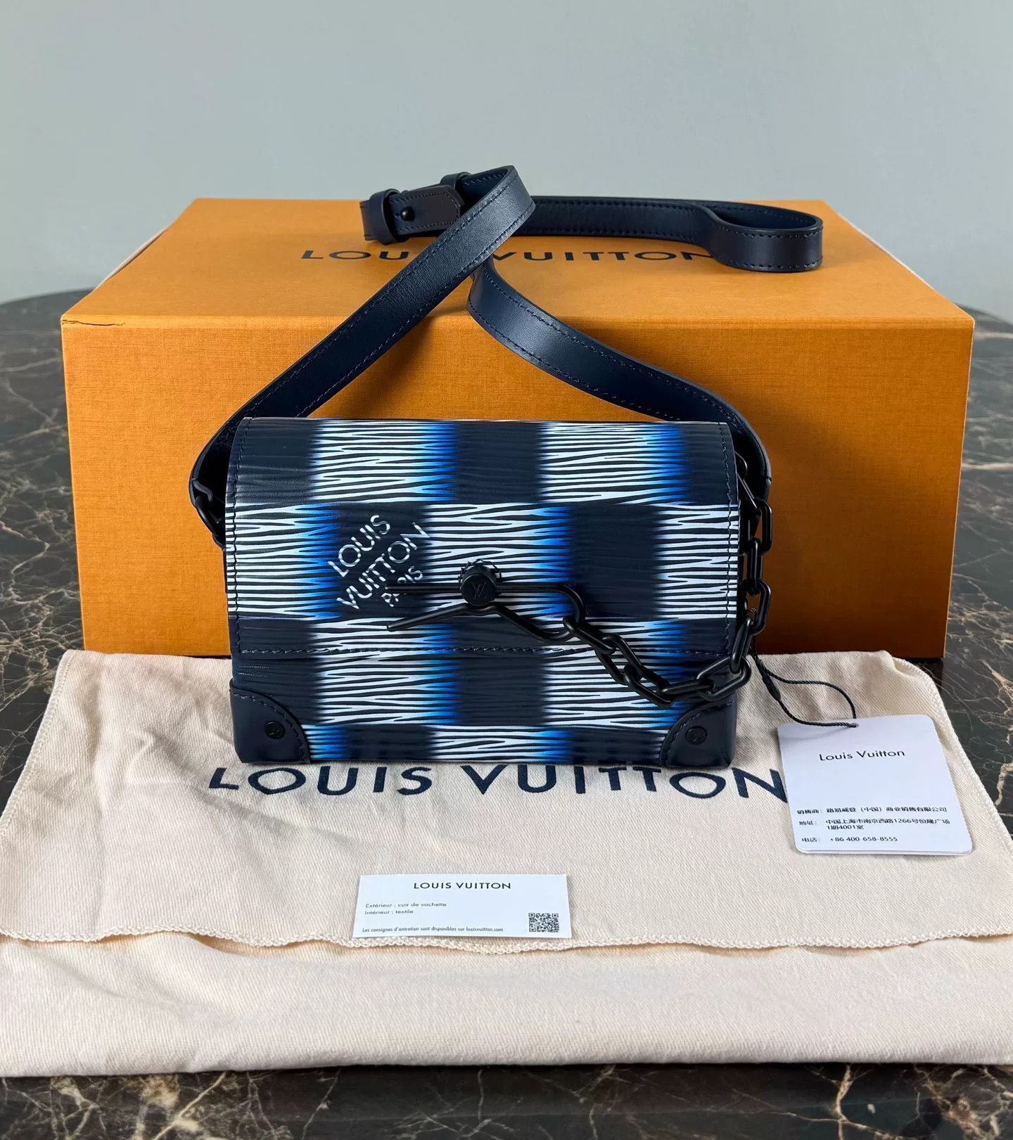Louis Vuitton LV Steamer Phantom Night Checkerboard Size ONE SIZE - 1 Thumbnail