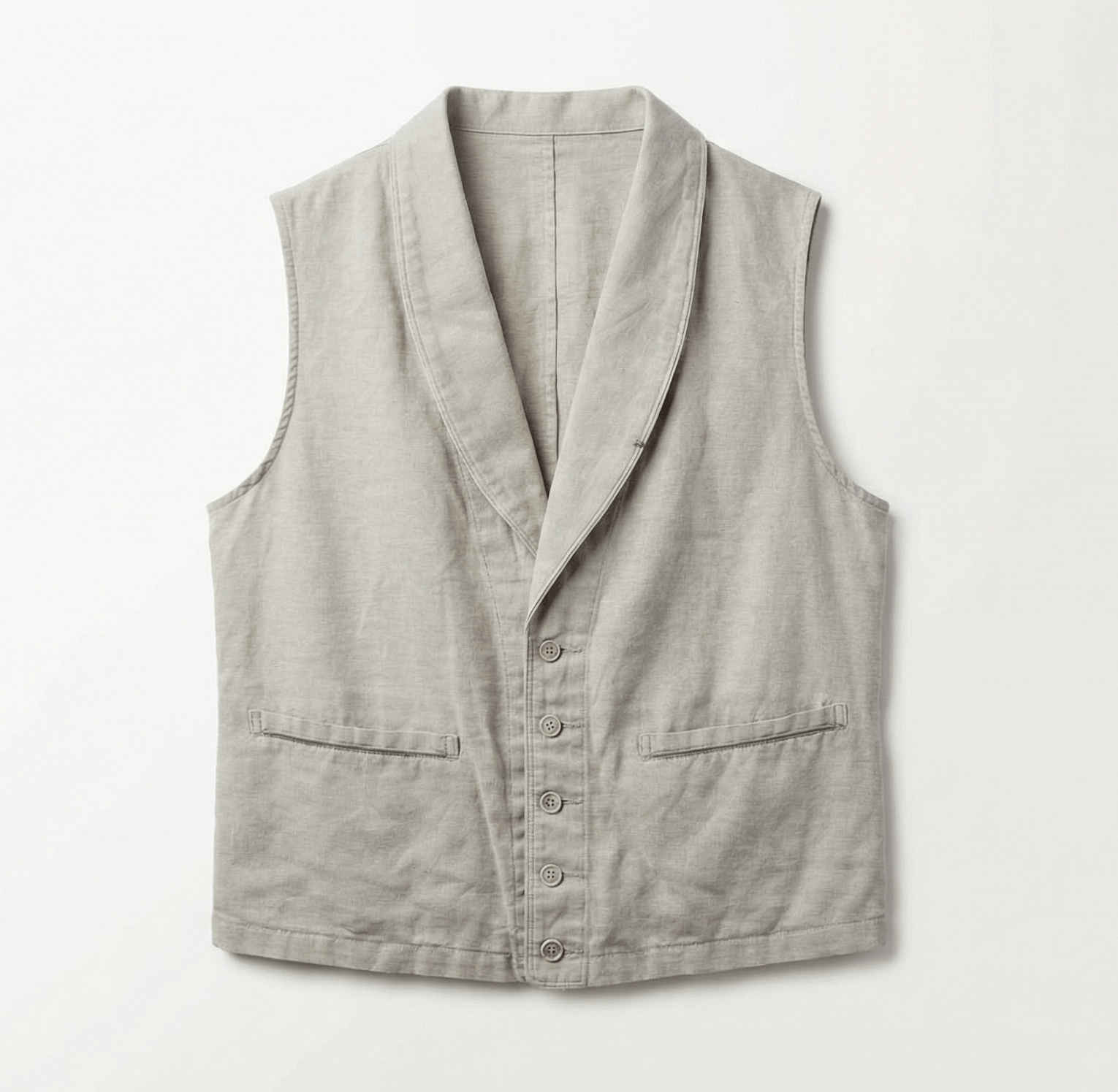 Porter Classic BELLE EPOQUE LINEN VEST Size US L / EU 52-54 / 3 - 1 Preview