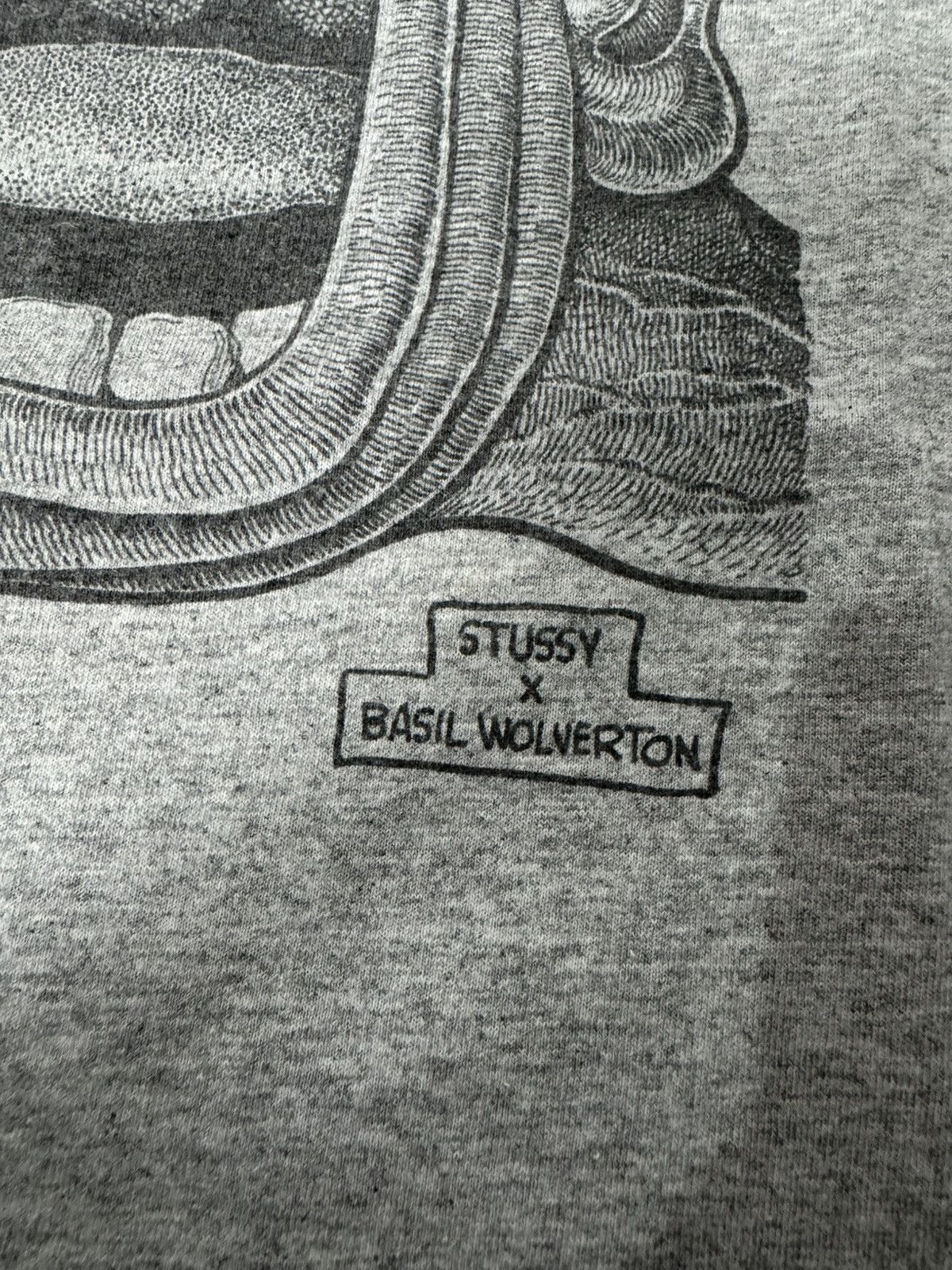 Stussy VINTAGE 00’S STUSSY X BASIL WOLVERTON T-SHIRT Size US M / EU 48-50 / 2 - 4 Thumbnail