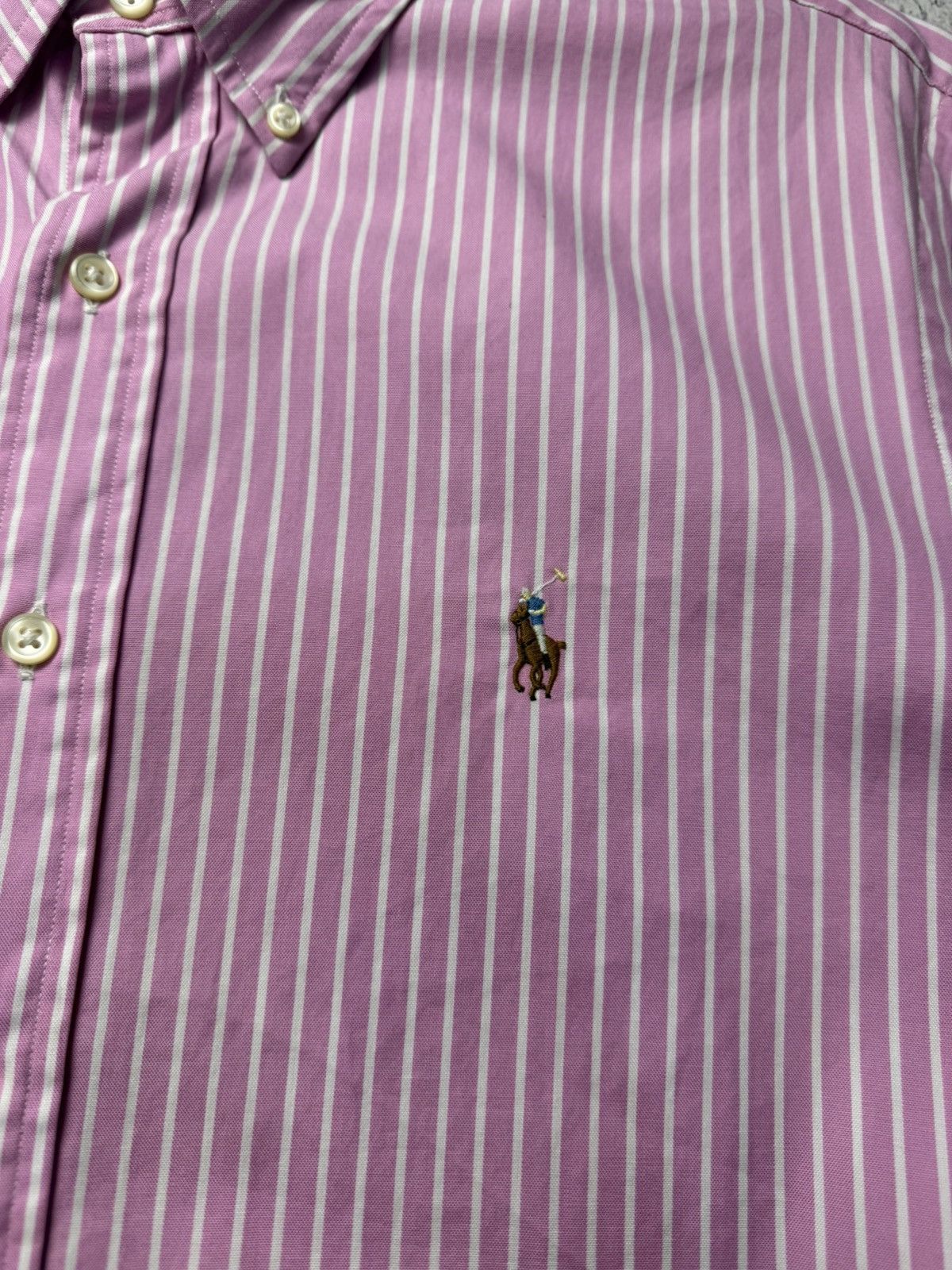 Polo Ralph Lauren Vintage RALPH LAUREN Striped Short Sleeved Shirt Rare Size US XL / EU 56 / 4 - 13 Thumbnail