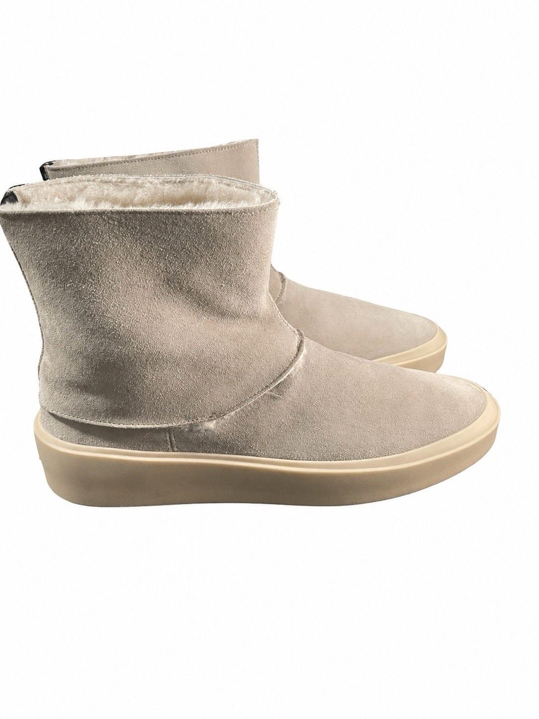 Fear of God Fear Of God Gray Suede Zip Bootie Fur Lined SZ 43 Size US 10 / EU 43 - 2 Thumbnail
