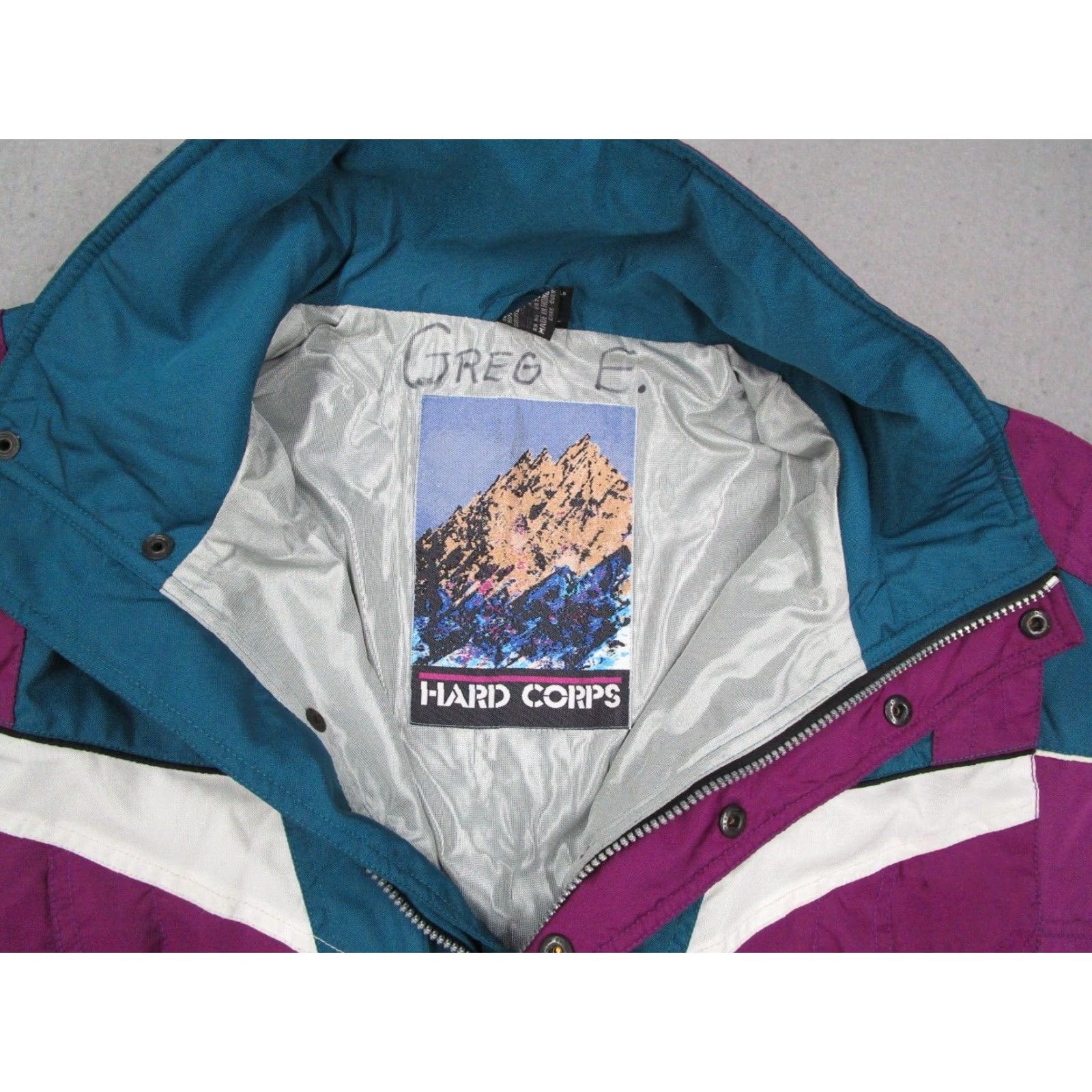Vintage VINTAGE Hard Corps Jacket Mens M Purple 1/4 Zip Pockets Logo Embroidered Ski 90s Outdoor Retro Classic 1992 Disabled Ski Team Mens Size US M / EU 48-50 / 2 - 3 Thumbnail