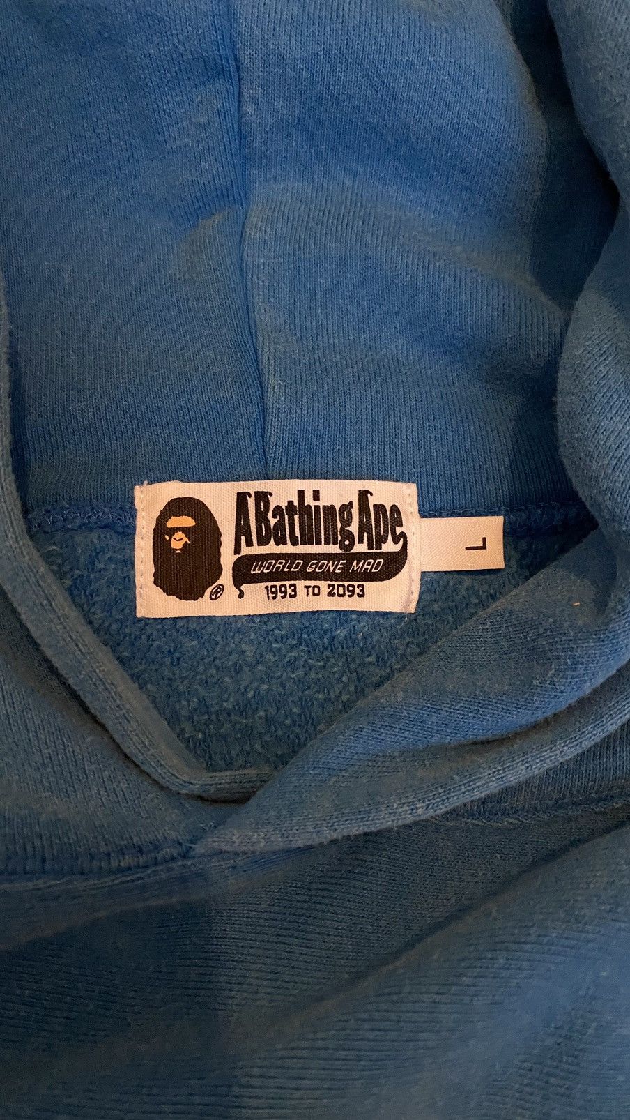 Bape Bape Washed Relaxed Fit Hoodie Size US L / EU 52-54 / 3 - 4 Thumbnail
