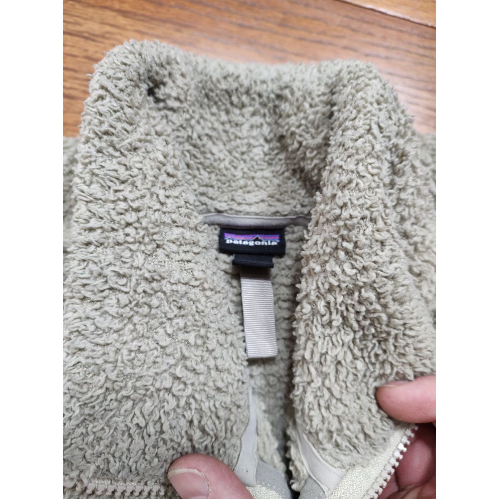 Patagonia Patagonia Sweater 1/4 Zip Pullover Fleece Tan Womens M Knit Mock Neck Outdoor Nature 90s? Size M / US 6-8 / IT 42-44 - 4 Thumbnail