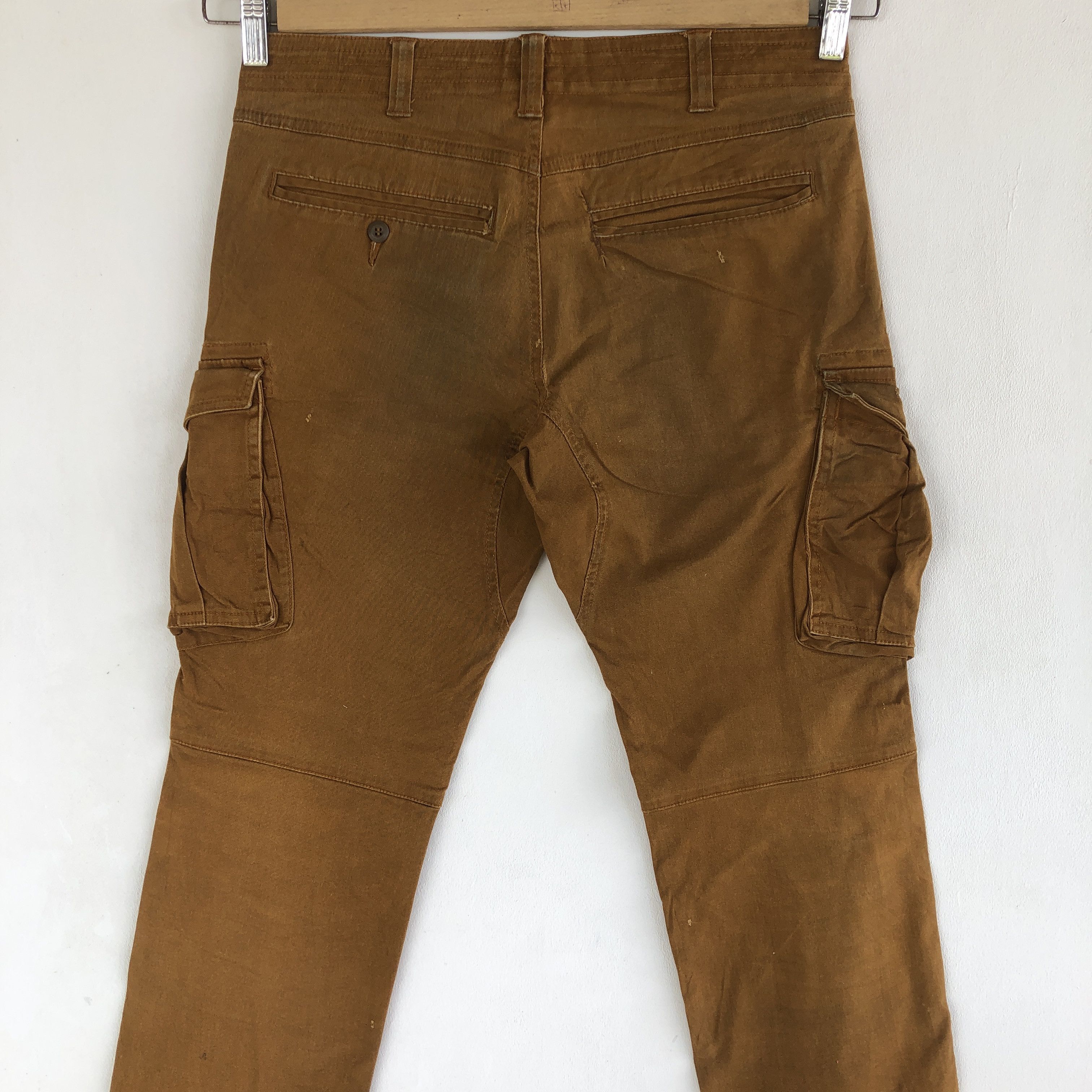 Japanese Brand Vintage Japanese Cargo Pants Multi Pocket Military Trousers Size US 30 / EU 46 - 4 Thumbnail