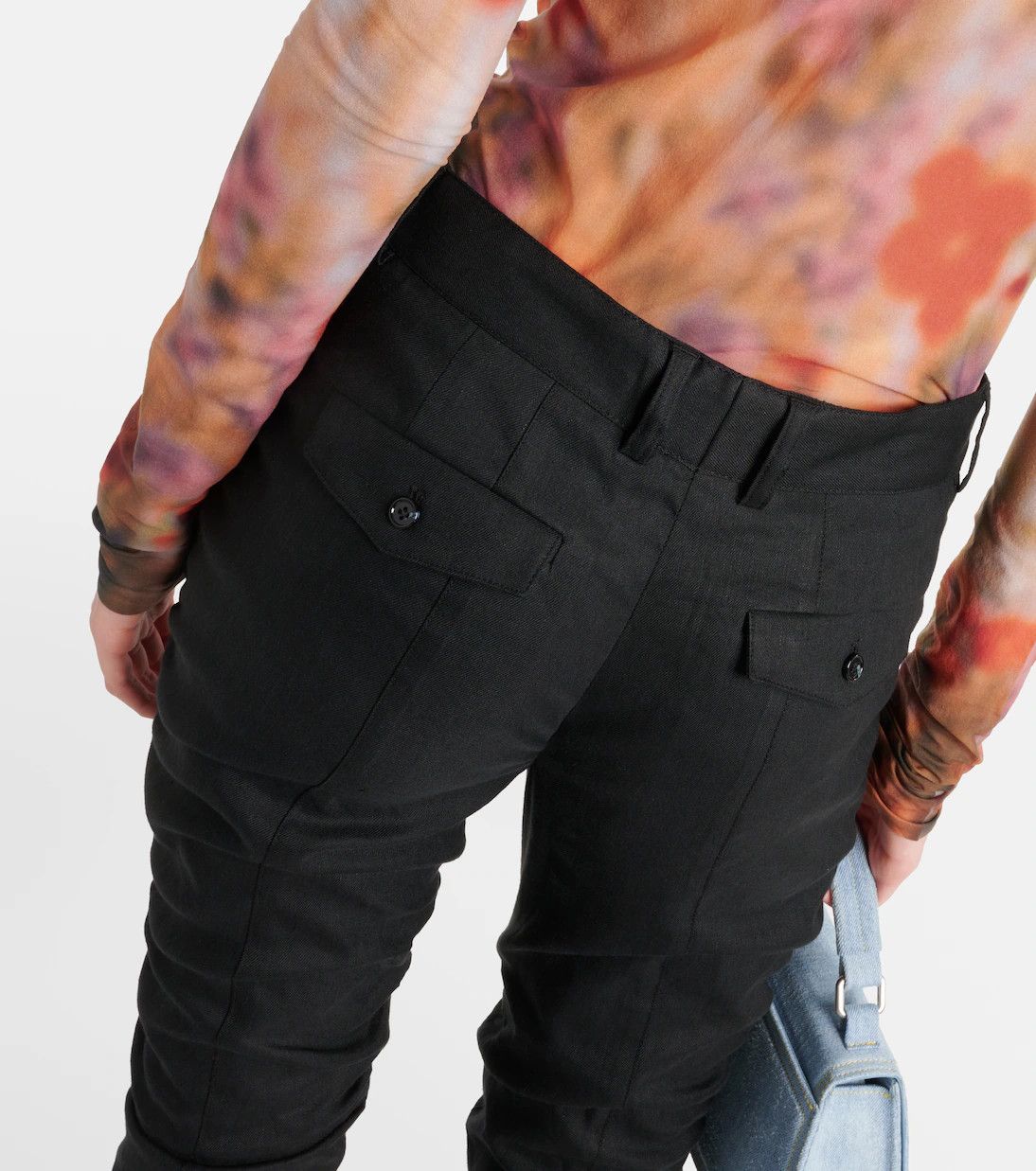 Acne Studios o1y0725 Casual Pant in Black Size 26" / US 2 / IT 38 - 4 Thumbnail