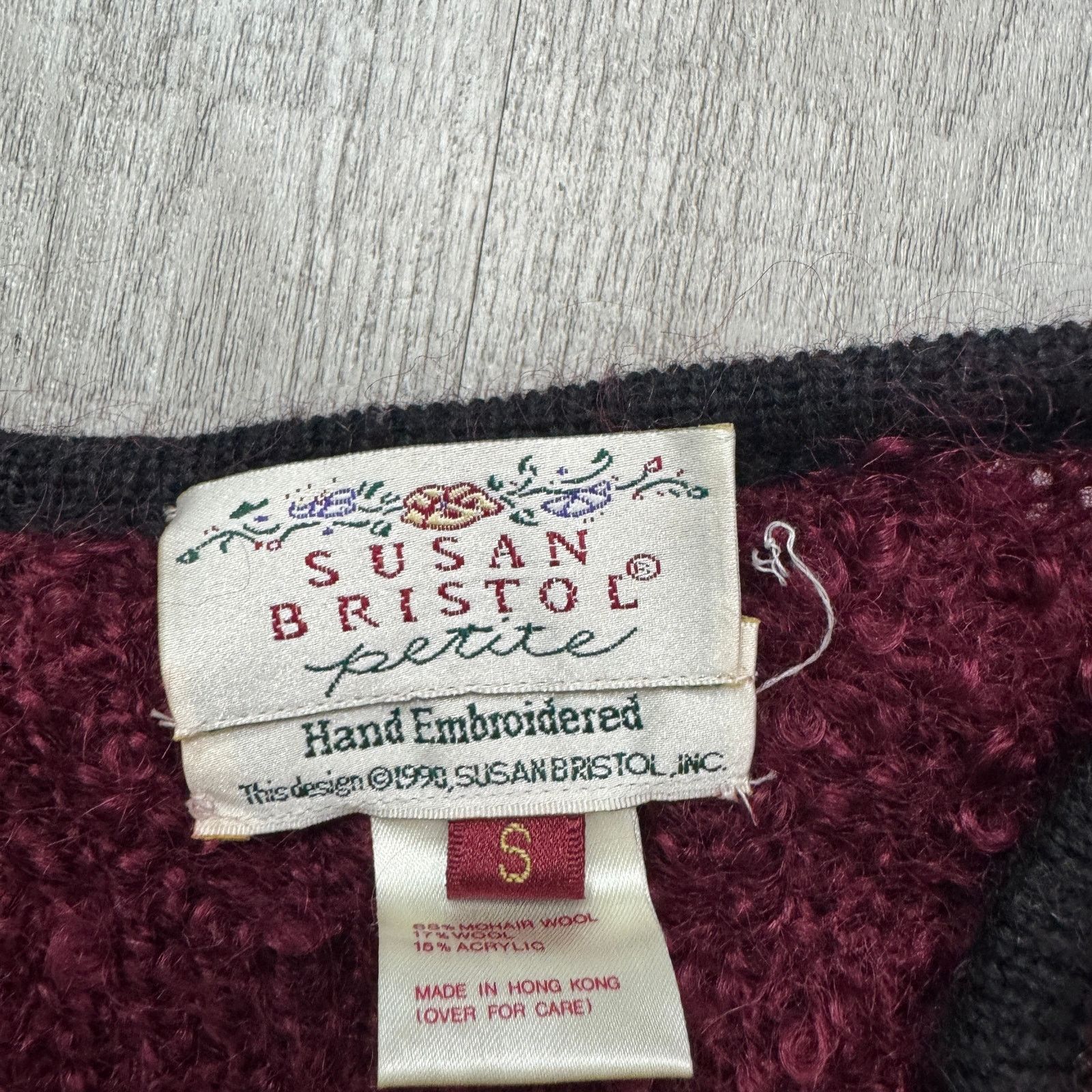 Vintage Vintage Susan Bristol Cardigan Sweater Women's Small Mohair Size S / US 4 / IT 40 - 4 Thumbnail